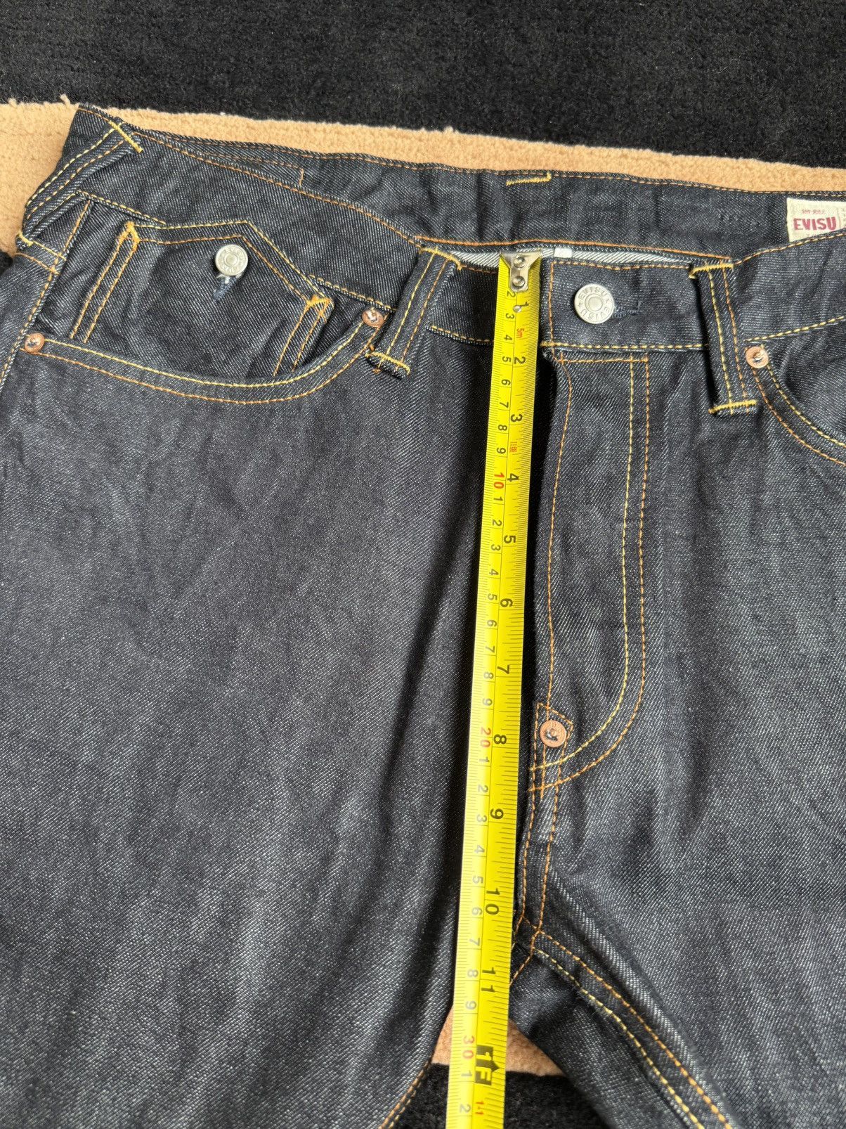 Evisu evisu embroidery daicock style denim jeans size：34x34 Size US 34 / EU 50 - 13 Thumbnail