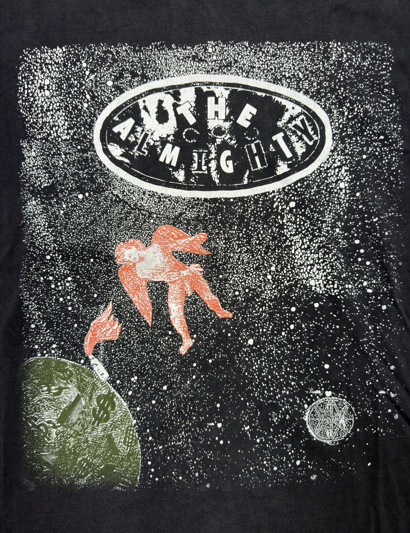 Band Tees *RARE* VINTAGE 90s THE ALMIGHTY FRANCE FADED DISTRESSED Size US XL / EU 56 / 4 - 7 Thumbnail