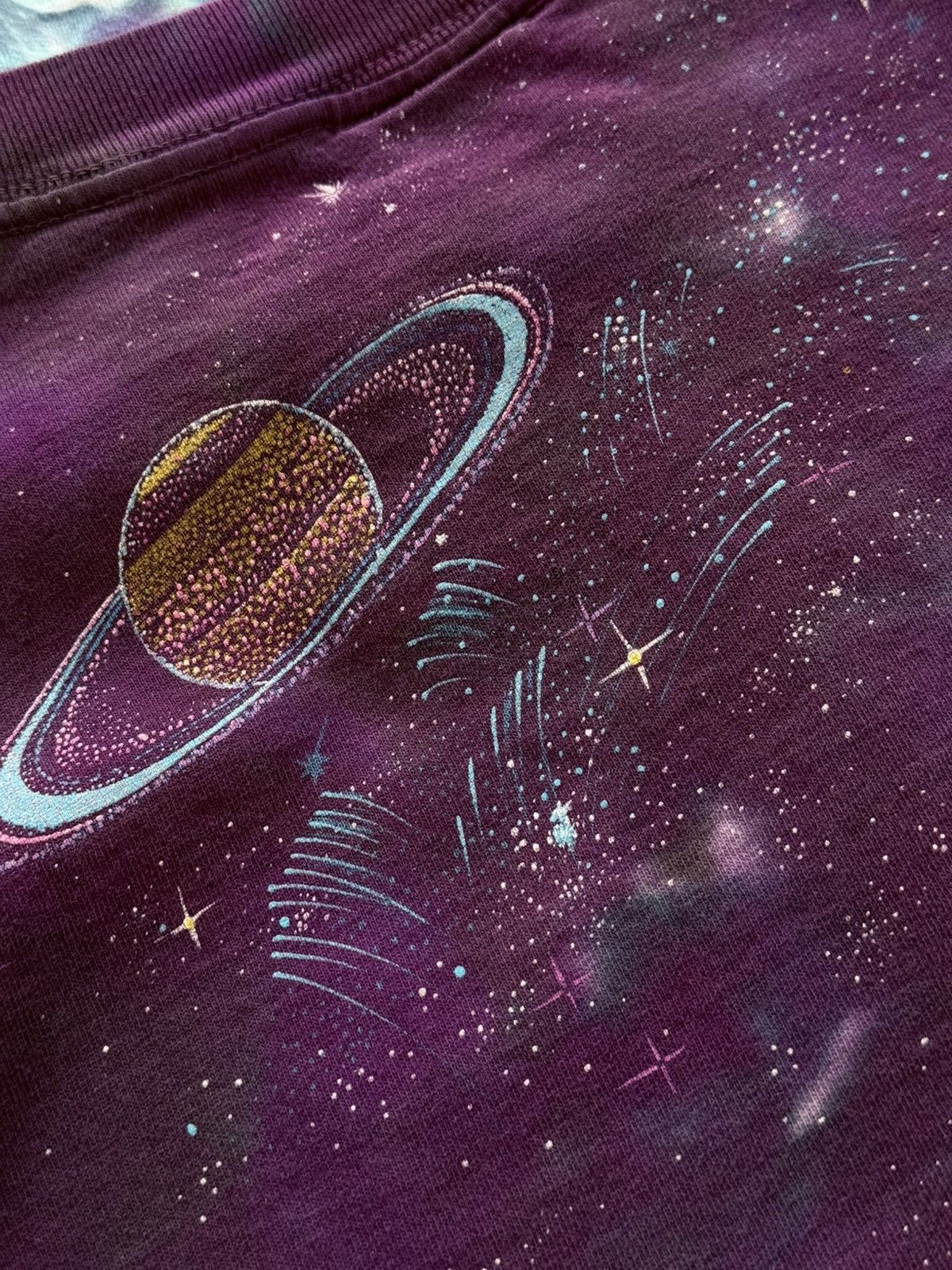 Liquid Blue Vintage 90s Liquid Blue Space Solar System T-Shirt Size US XL / EU 56 / 4 - 16 Thumbnail