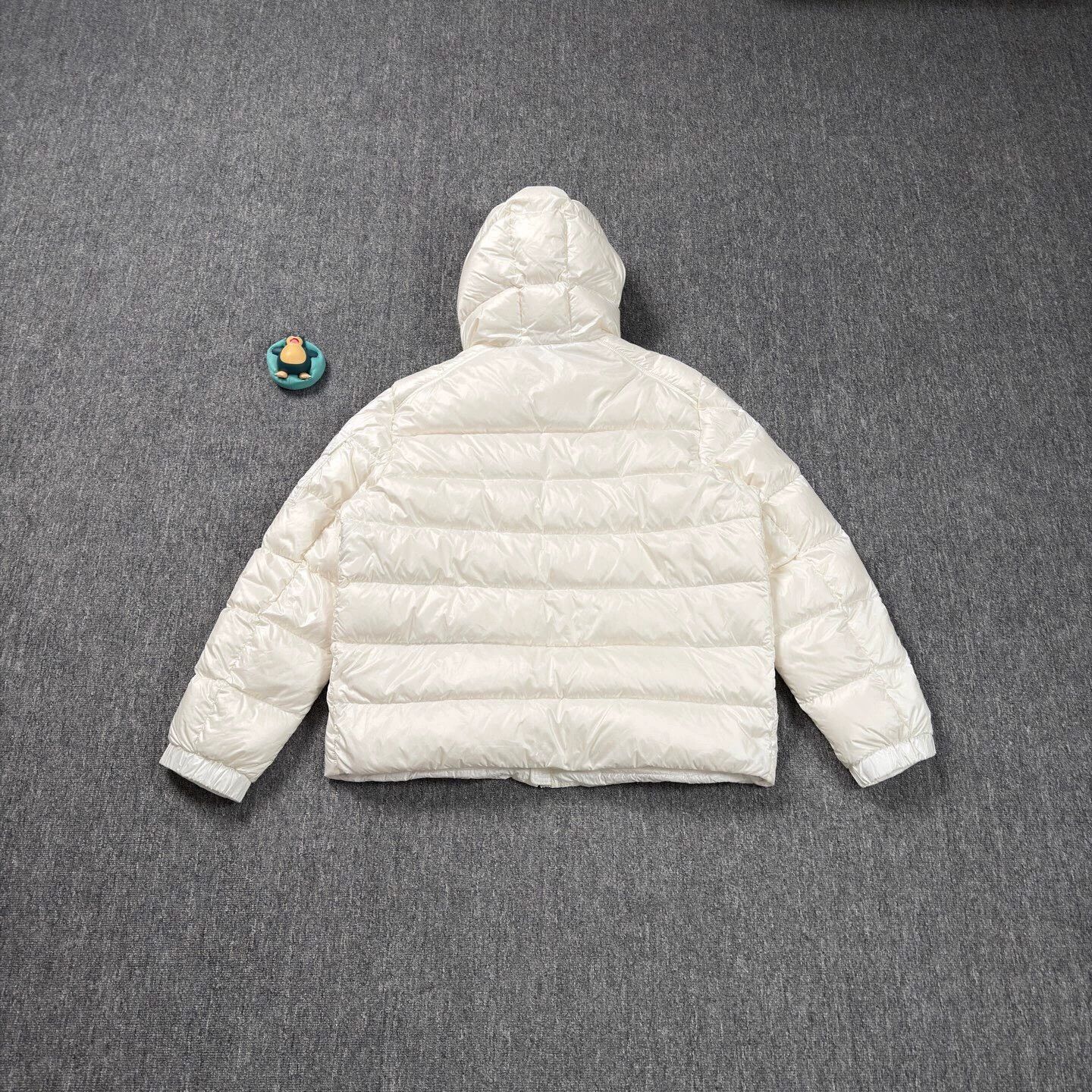 Moncler Moncler Pavin White Men’s Hooded Puffer Size 7 Near New Size US M / EU 48-50 / 2 - 2 Thumbnail