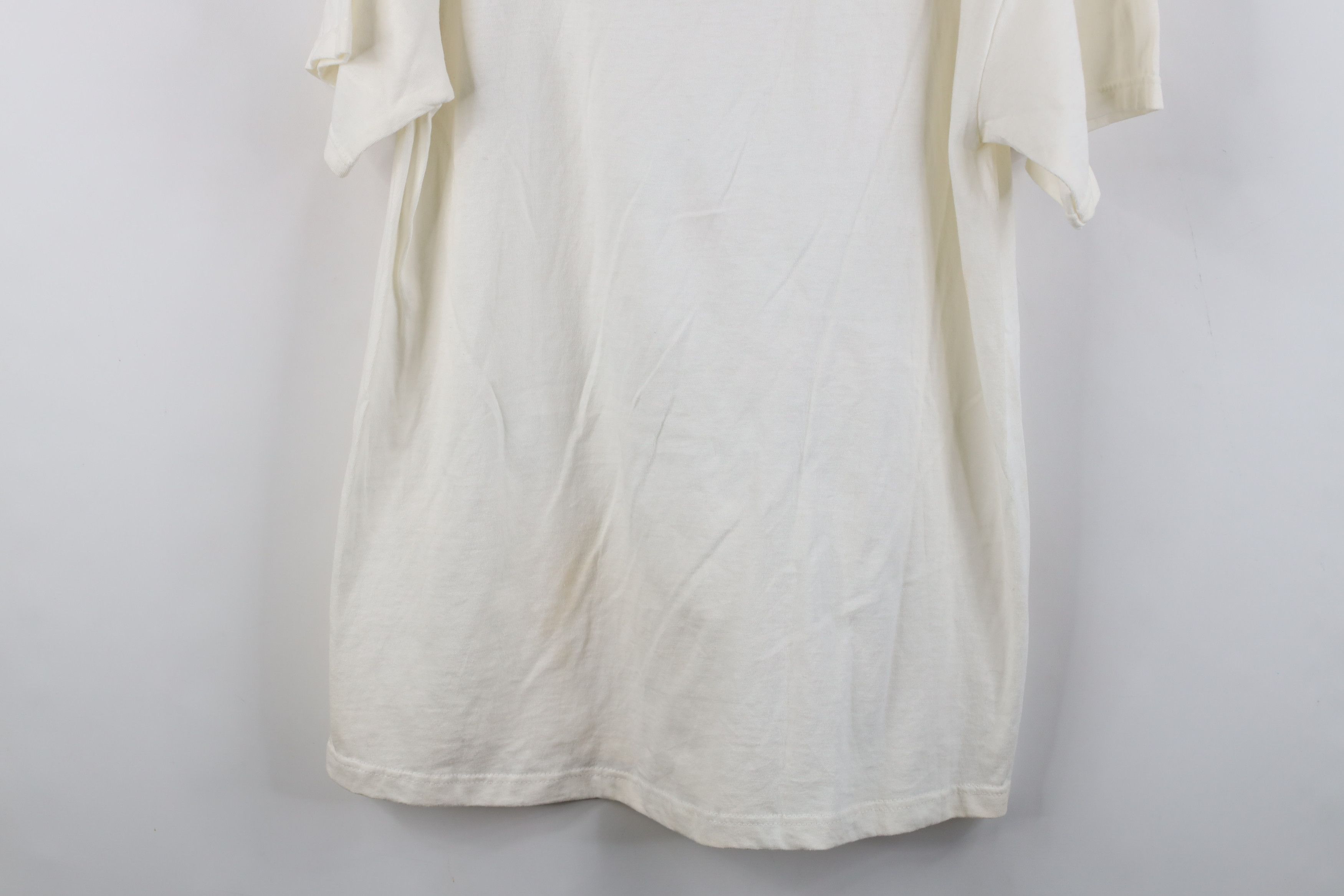 Nike Deadstock Vintage 90s Nike Scott Mini Swoosh T-Shirt White Size US L / EU 52-54 / 3 - 14 Thumbnail