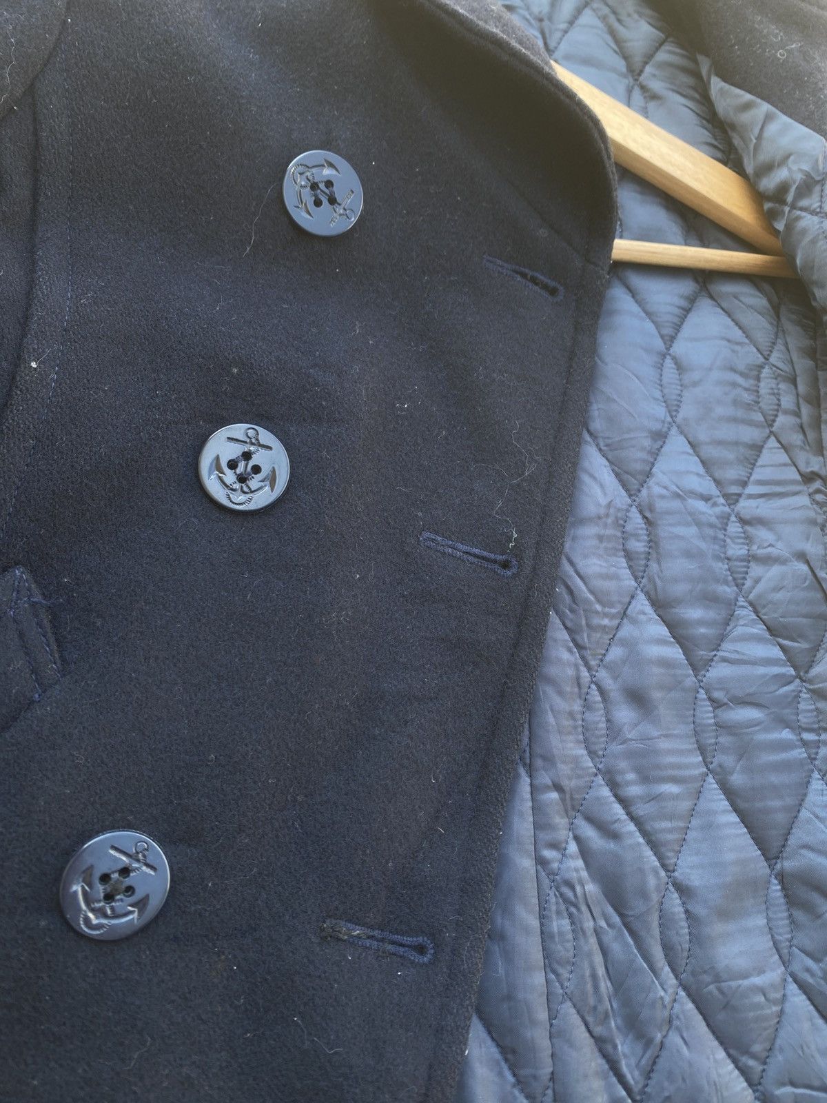 Blue Blue Japan Rare Vintage Blue Blue Wool Women Jacket Size S / US 4 / IT 40 - 14 Thumbnail