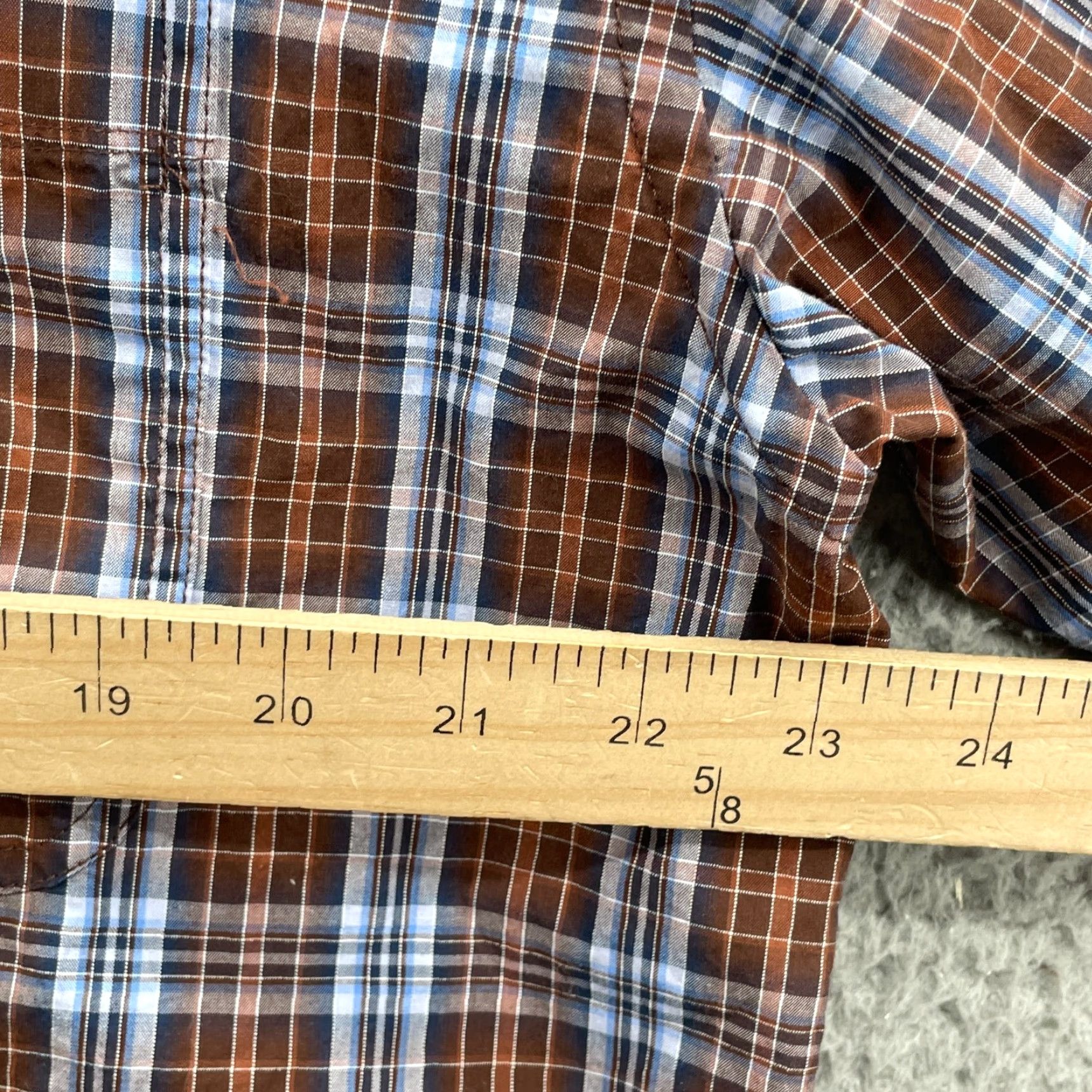 Vintage VINTAGE Panhandle Western Shirt Men's Large Brown Cowboy Outdoor Rodeo Workwear Office Size US L / EU 52-54 / 3 - 5 Thumbnail