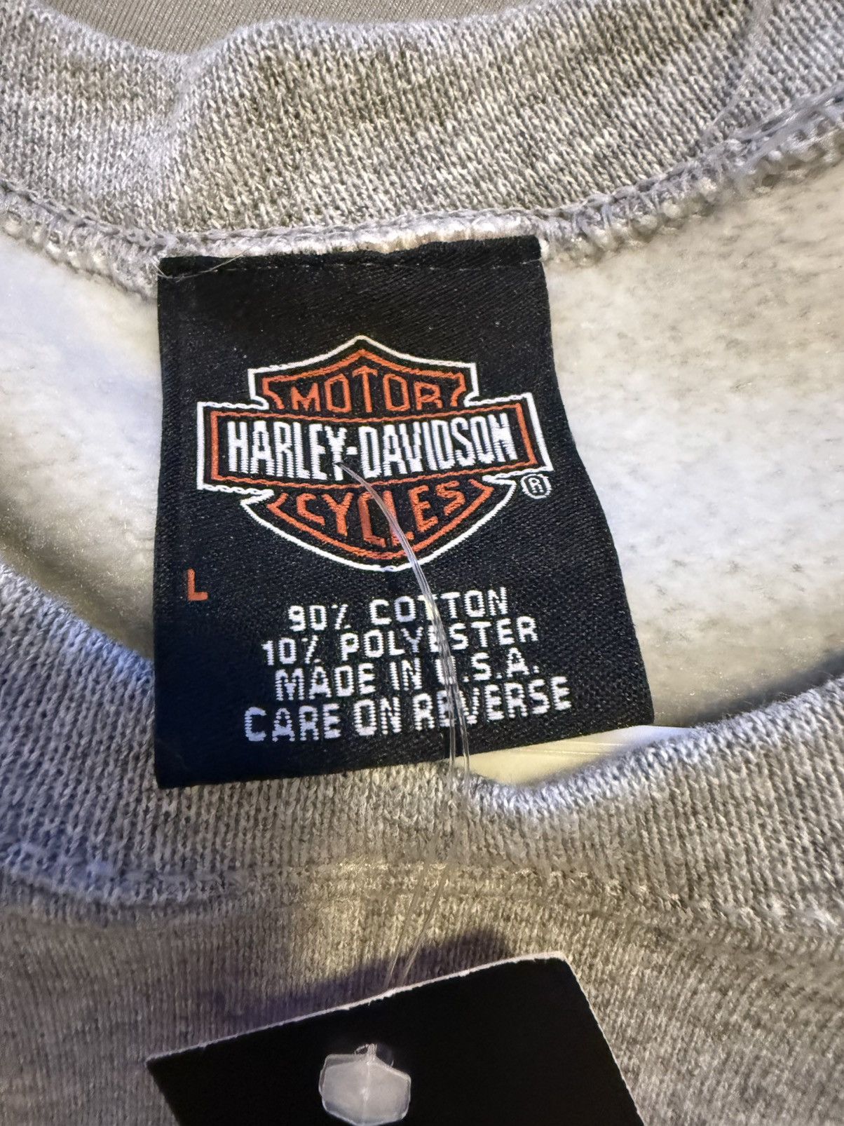 Harley Davidson × Vintage Vintage Harley Davidson Sweatshirt Size US L / EU 52-54 / 3 - 4 Thumbnail