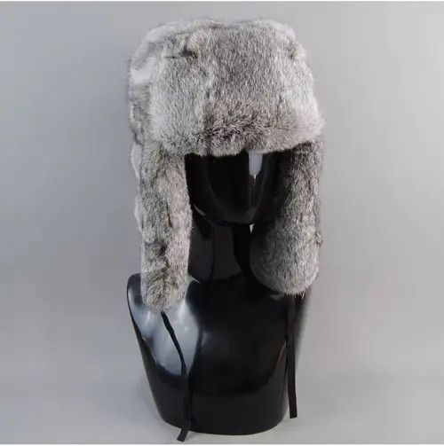 VIBE Warm Fur Bomber Hat With Earflaps Size ONE SIZE - 1 Thumbnail