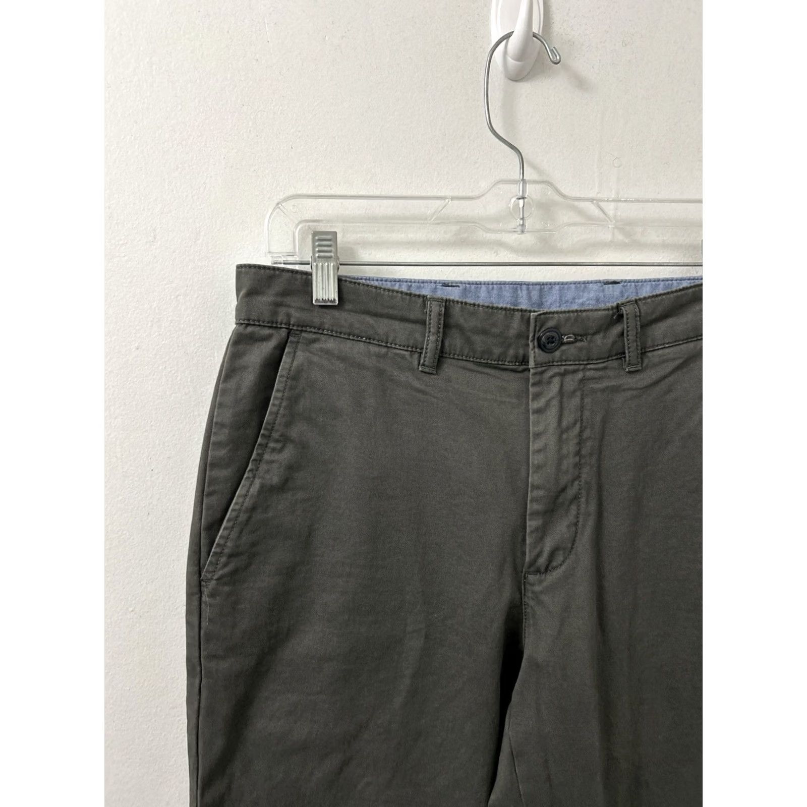 Vintage L.L.Bean Khakis Pants Mens Gray 32x28 Standard Fit Chino Stretch Size US 32 / EU 48 - 4 Thumbnail