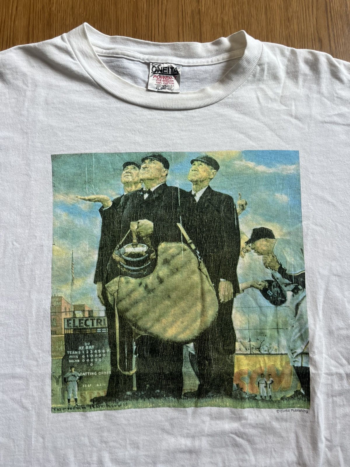 Arts & Science Vintage Norman Rockwell 90’s Curtis Publishing Tshirt Size US XL / EU 56 / 4 - 5 Thumbnail