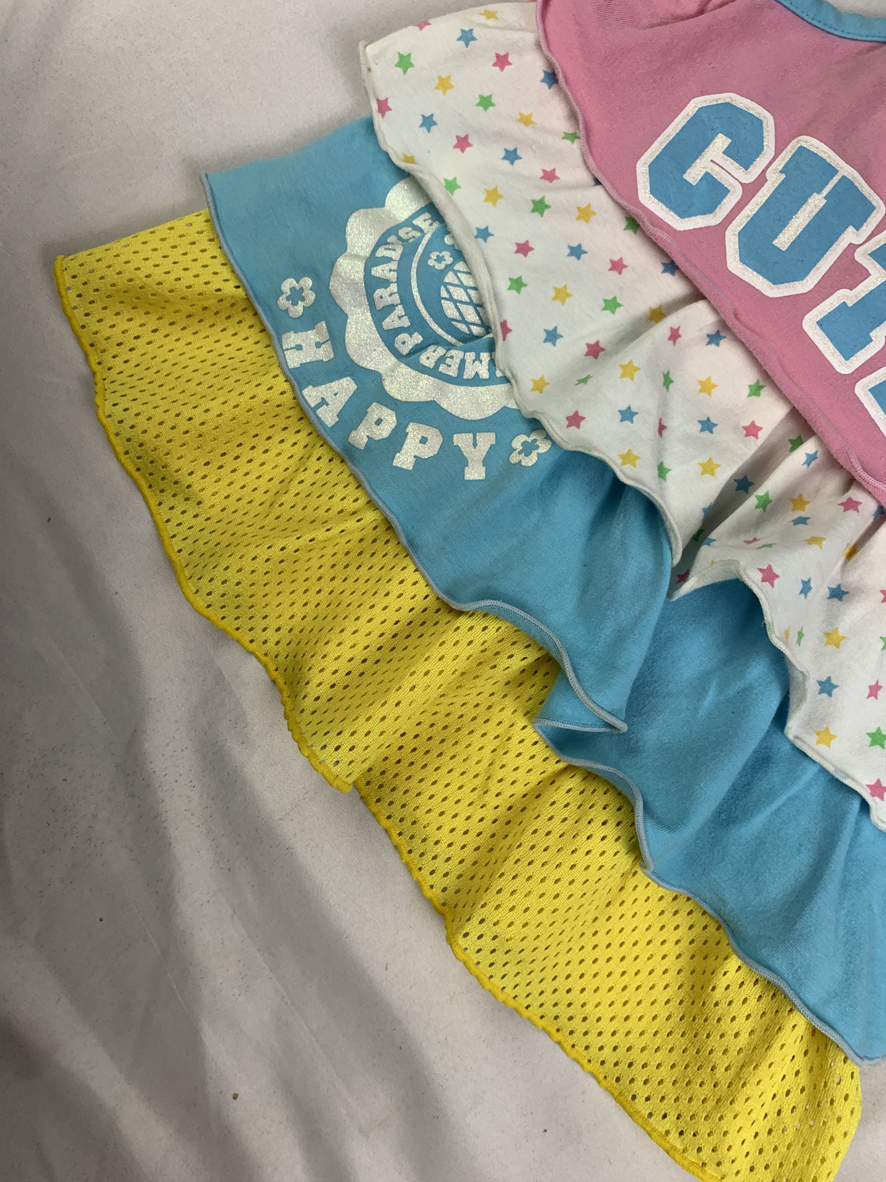 Japanese Brand Cuties Multifabric Cross Baby Tank Top (XS) Size XS / US 0-2 / IT 36-38 - 6 Thumbnail