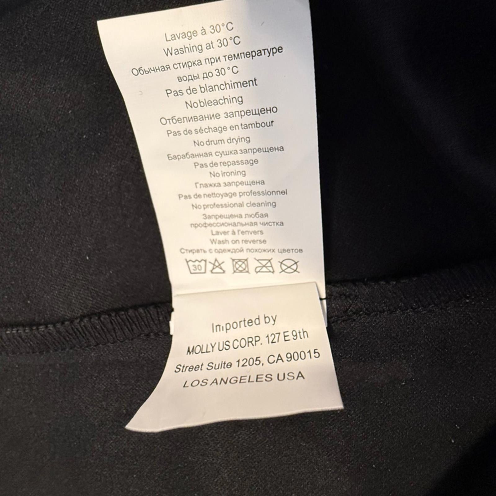 Other Molly Bracken black vegan leather legging pants SZ XS Size 27" / US 4 / IT 40 - 4 Thumbnail