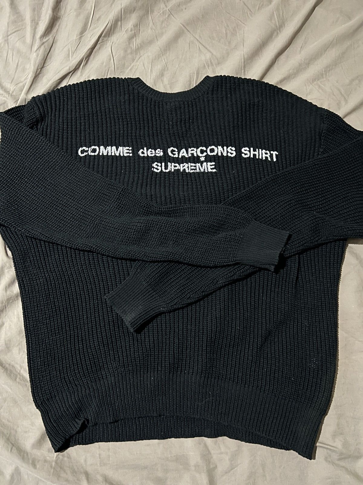 Comme Des Garcons Supreme Cdg Shirt Sweater | Grailed