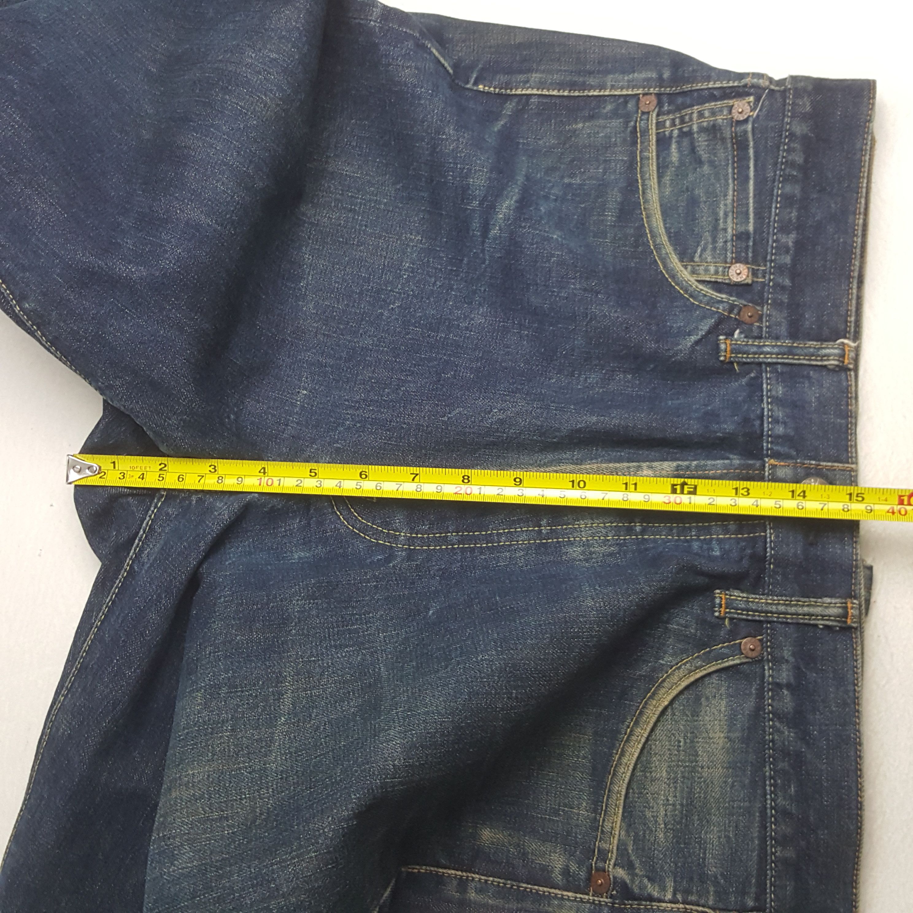 Tenderloin Vintage The Tenderloin Selvedge Baggy Denim Jeans RR13 Size US 32 / EU 48 - 11 Thumbnail