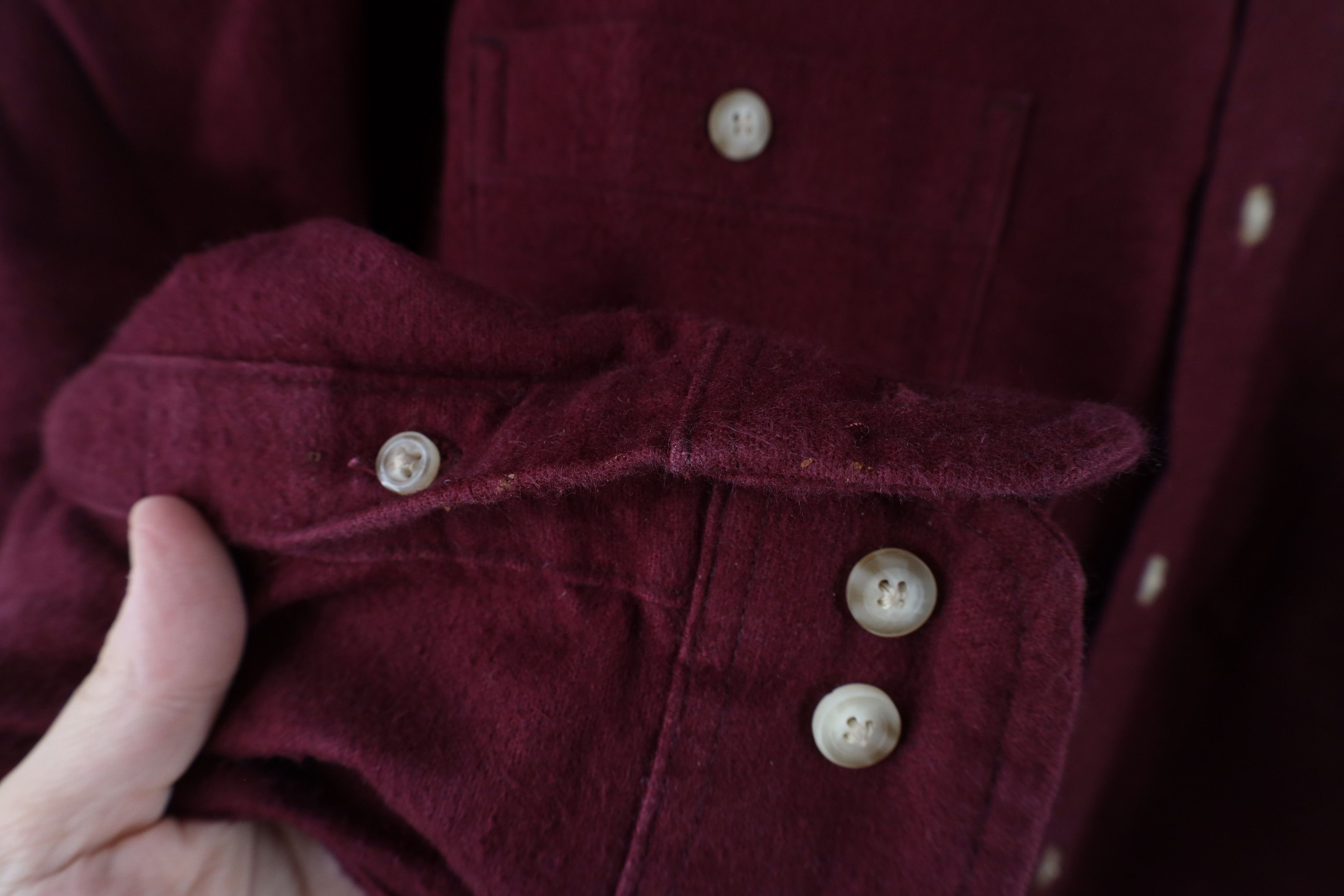 Eddie Bauer × Vintage Vintage 90s Eddie Bauer Chamois Cloth Collared Button Shirt Size US M / EU 48-50 / 2 - 5 Thumbnail