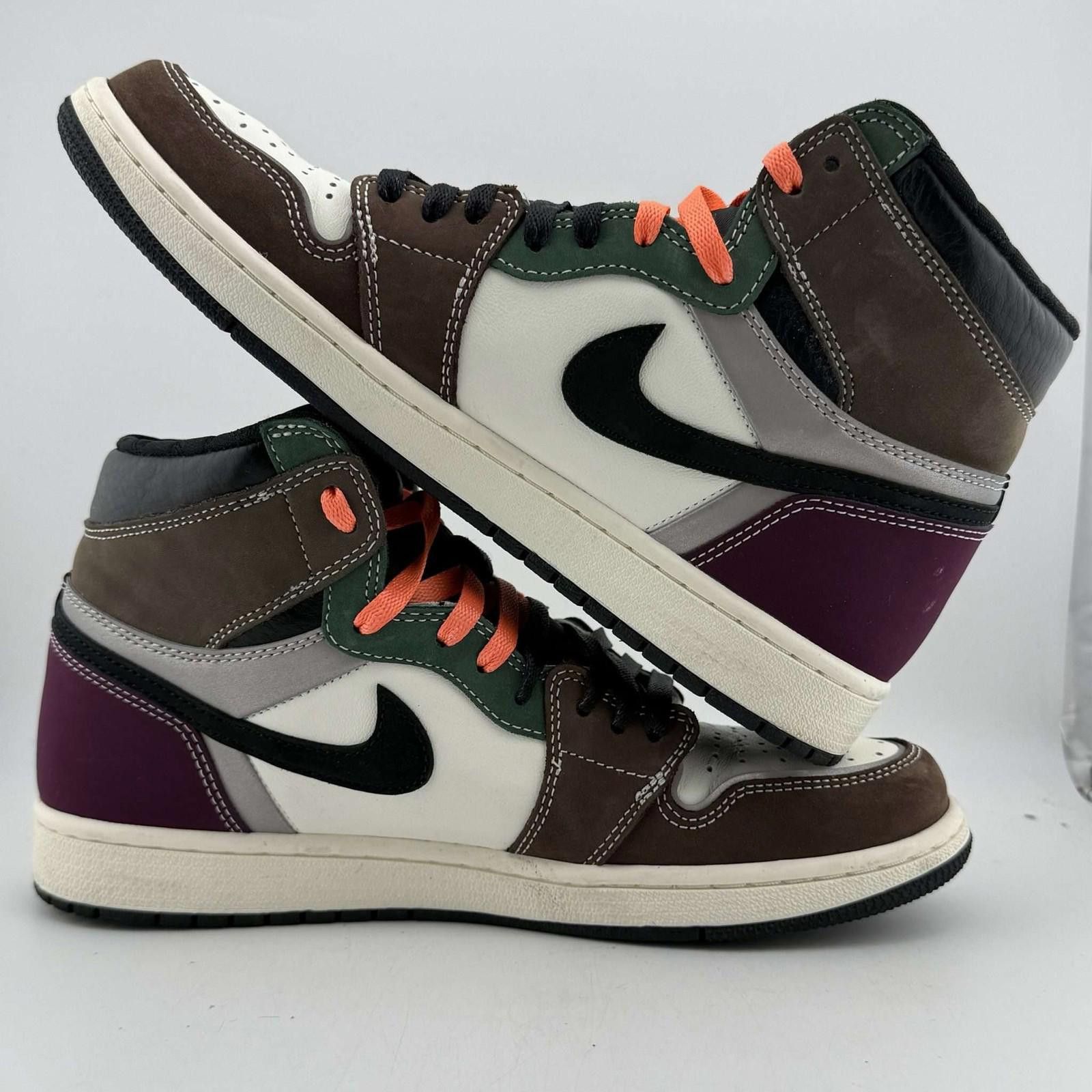Nike Nike Air Jordan 1 Retro High OG Black/Archaeo Brown 9.5 Size US 9.5 / EU 42-43 - 7 Thumbnail