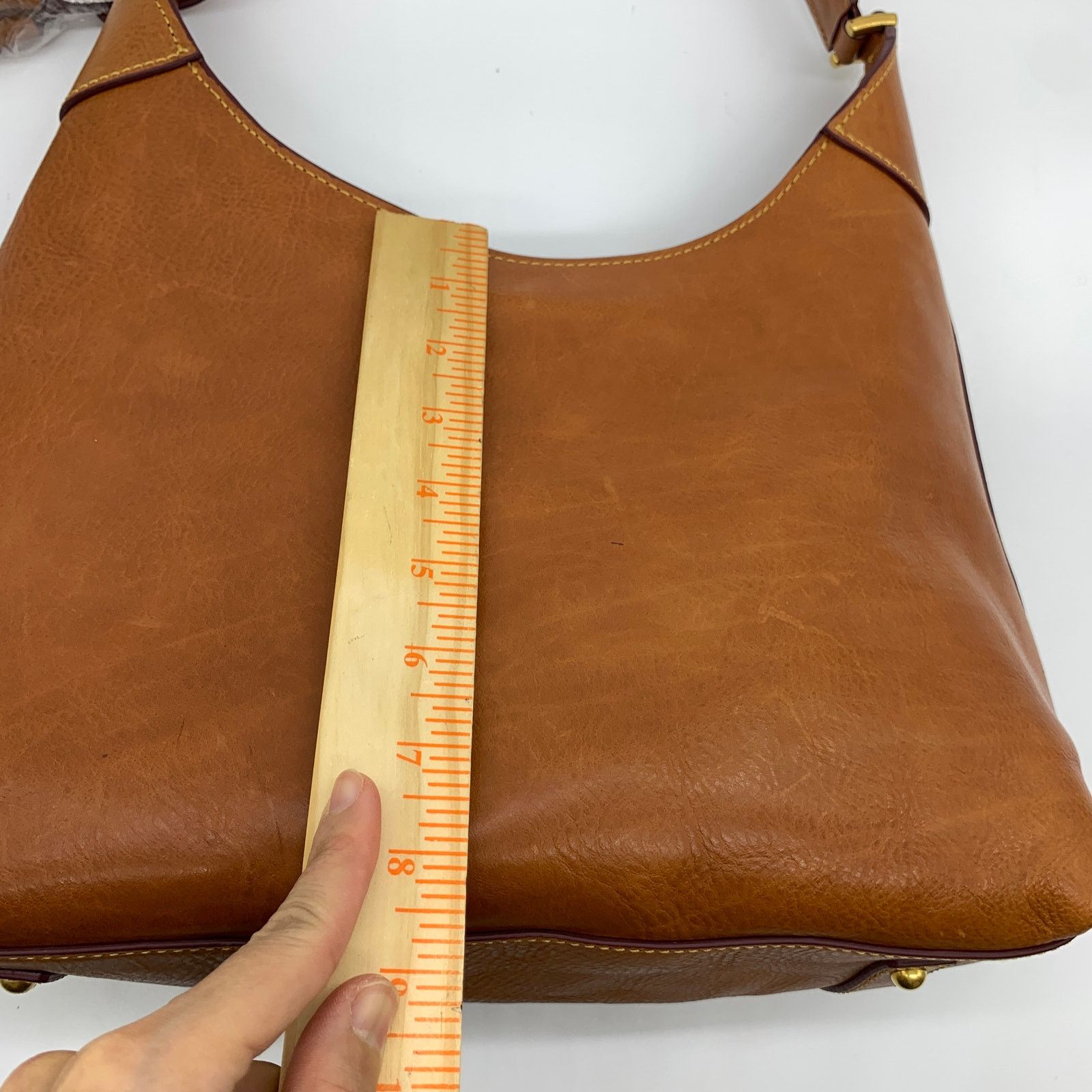 Dooney & Bourke Dooney & Bourke Hobo Shoulder Bag Florentine Leather Size ONE SIZE - 5 Thumbnail