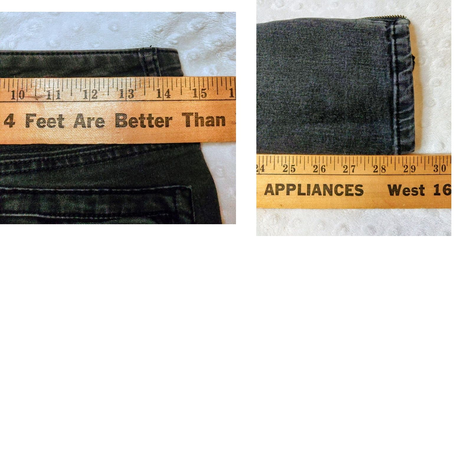 Free People Free People Black Denim Skinny Jeans Mid Rise Zip Ankle Womens 26 Jeans Size 26" / US 2 / IT 38 - 8 Thumbnail