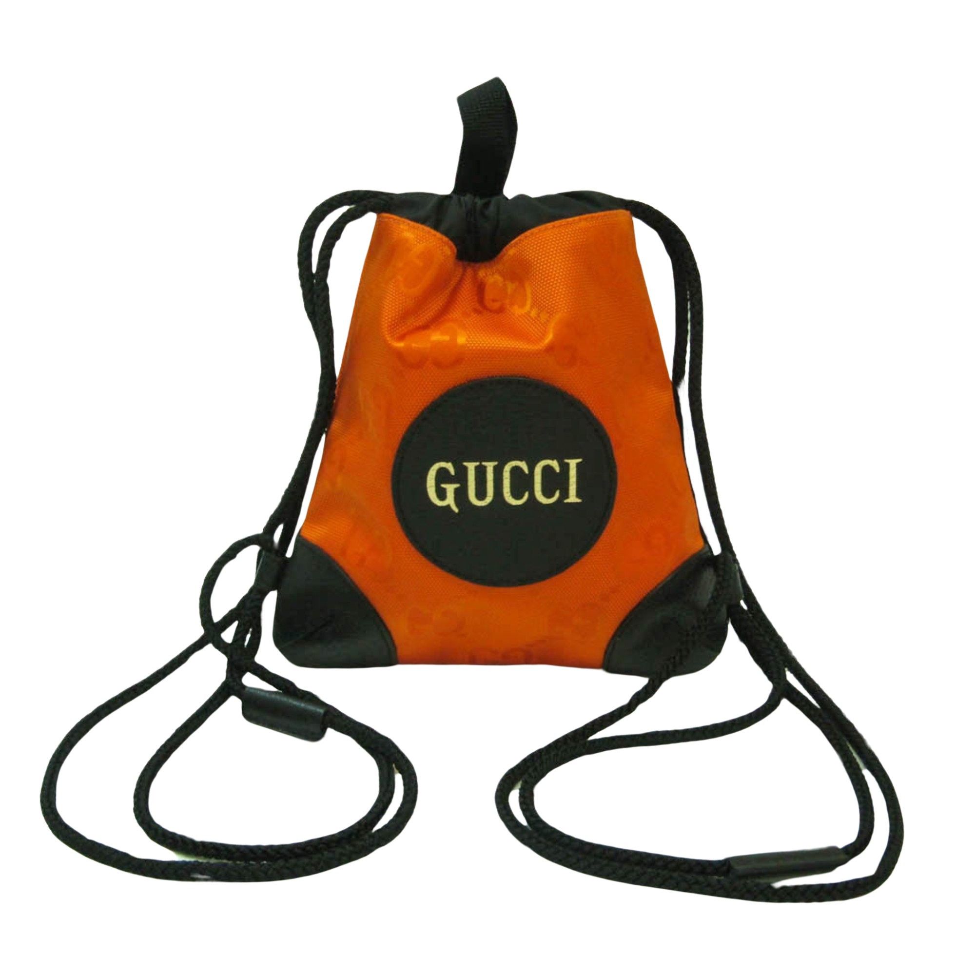 Gucci Off The Grid Orange Synthetic Backpack Bag (Pre-Owned) Size ONE SIZE - 1 Thumbnail
