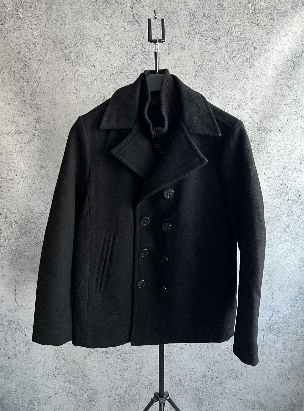 Schott Double Breasted Wool Coat Vintage