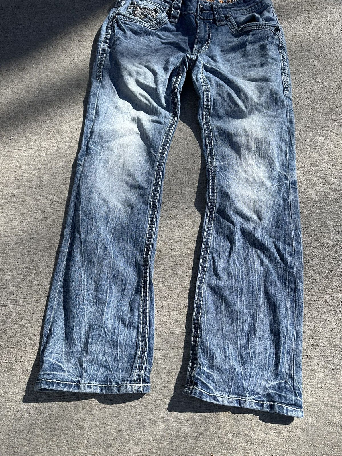 Rock Revival Vintage Rock Revival Blue Denim mens 34 Size US 34 / EU 50 - 2 Thumbnail