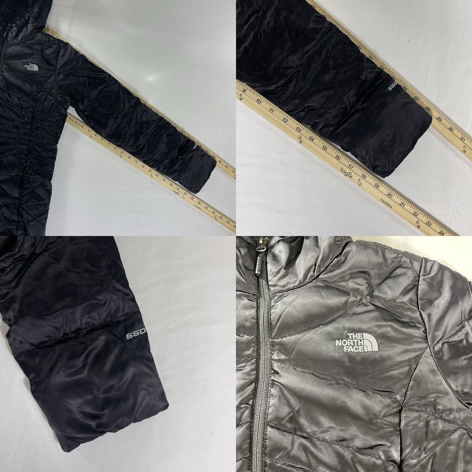 The North Face The North Face Womens Jacket Coat Black Hooded 550 Insulated Goose Down Puffer Jacket Size M / US 6-8 / IT 42-44 - 8 Thumbnail