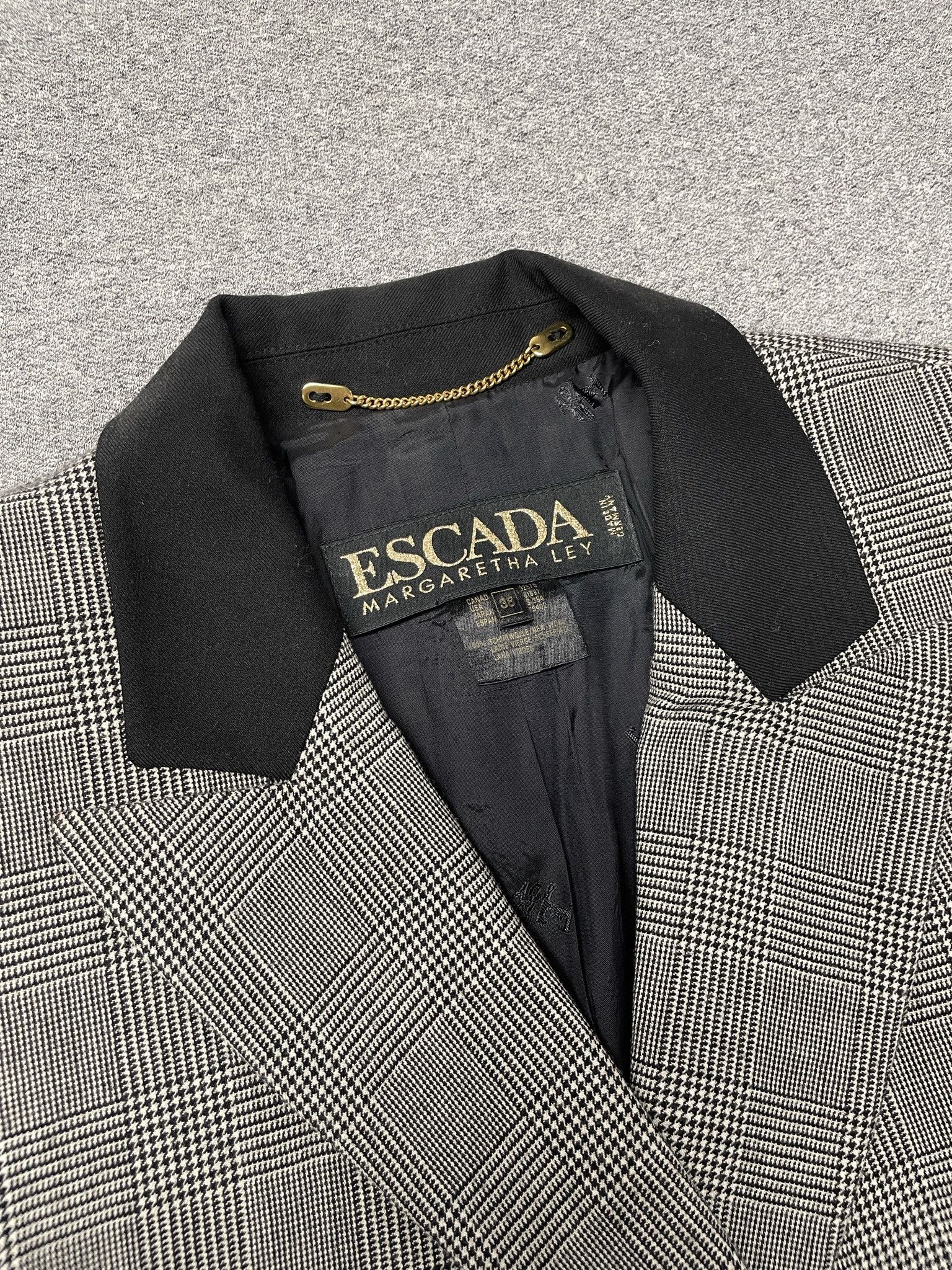 Escada Vintage 80s Escada Women's Blazer Size XS / US 0-2 / IT 36-38 - 2 Thumbnail
