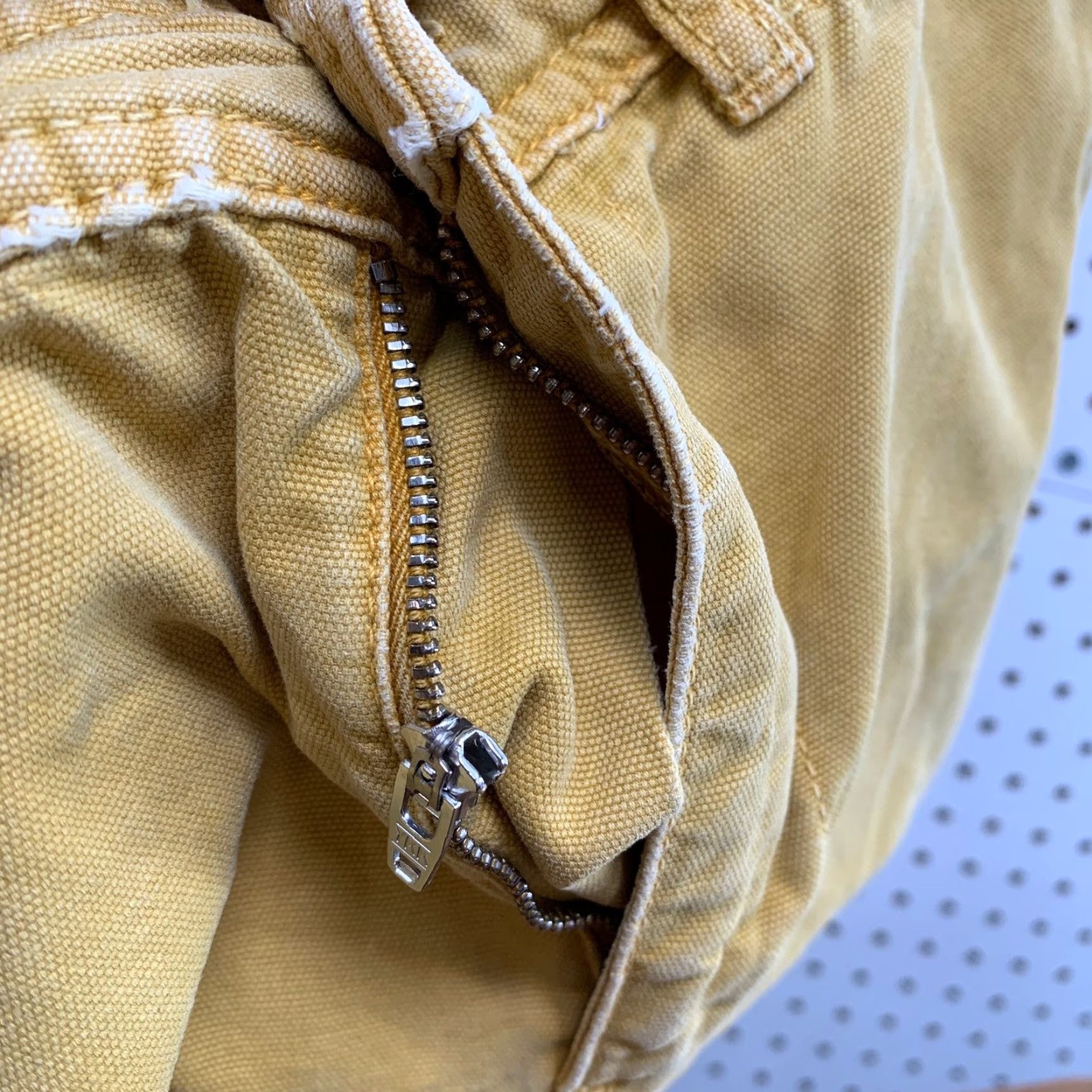 Vintage We The Free Pants Womens Patti Yellow 26x23.5 Cropped High Rise Wide Leg Size 26" / US 2 / IT 38 - 7 Thumbnail