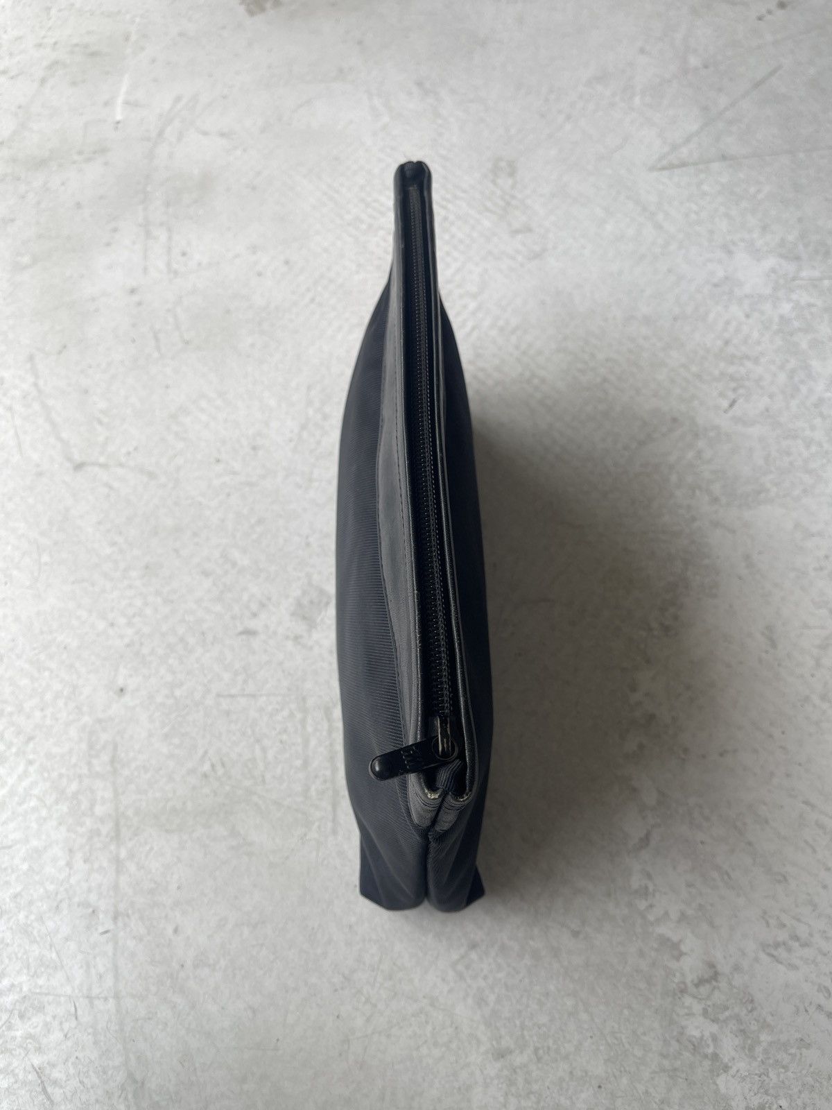 Issey Miyake Issey Miyake Leather Panel Zip Pouch Size ONE SIZE - 6 Thumbnail