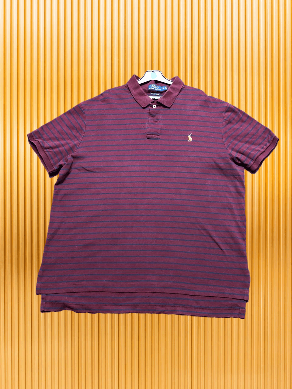 Polo Ralph Lauren Vintage Polo Ralph Lauren striped print logo T-shirt Y2K Size US XL / EU 56 / 4 - 1 Thumbnail