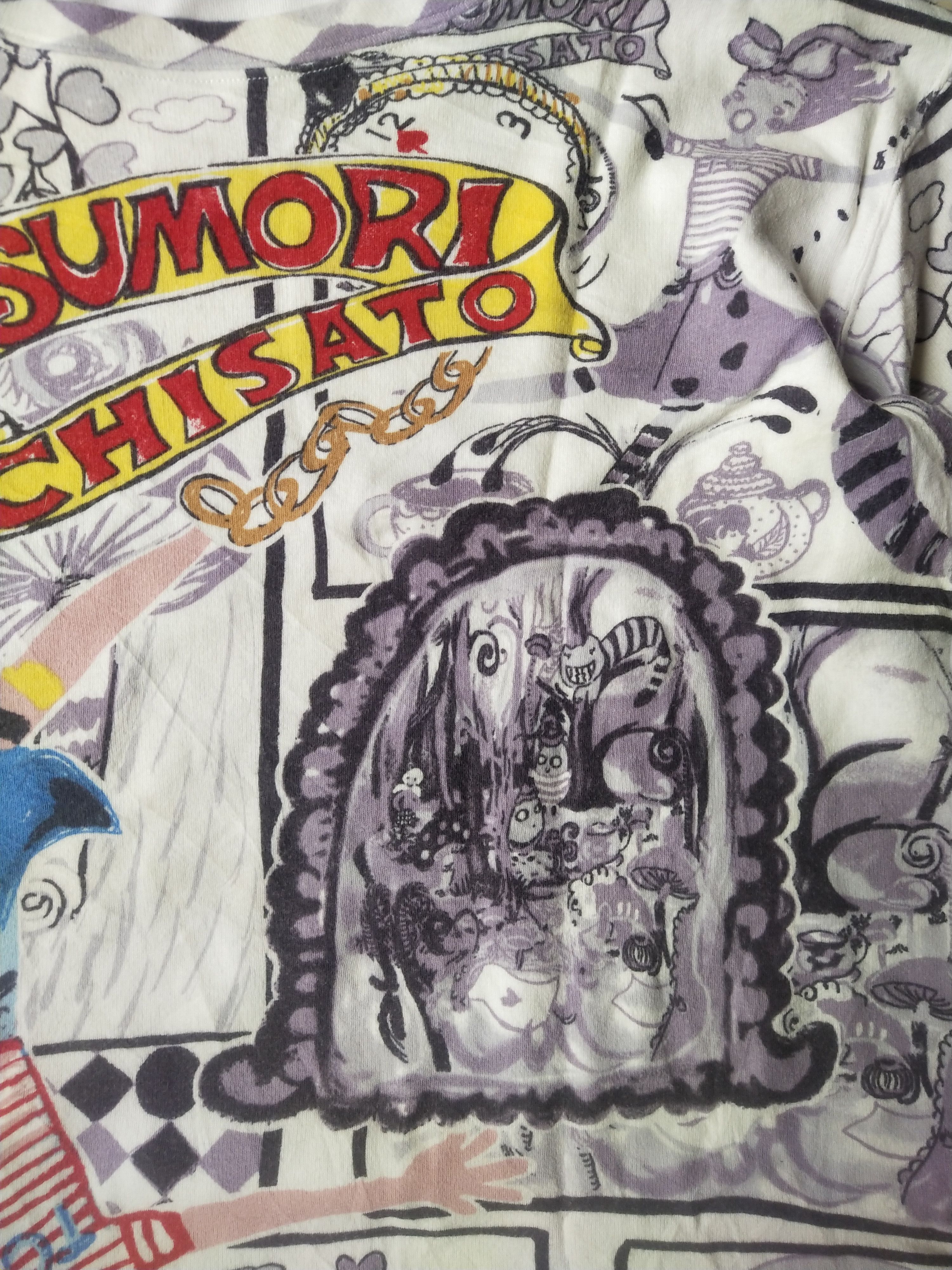 Tsumori Chisato Tsumori Chisato Alice in Wonderland All-Over Print Shirt Size M / US 6-8 / IT 42-44 - 4 Thumbnail