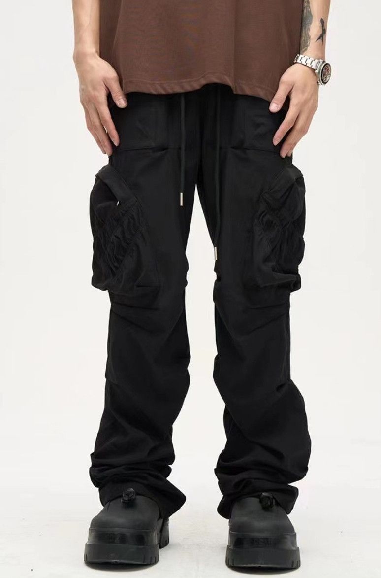 Japanese Brand × Vintage Retro casual three-dimensional large pocket cargo trousers Size US 33 - 4 Thumbnail