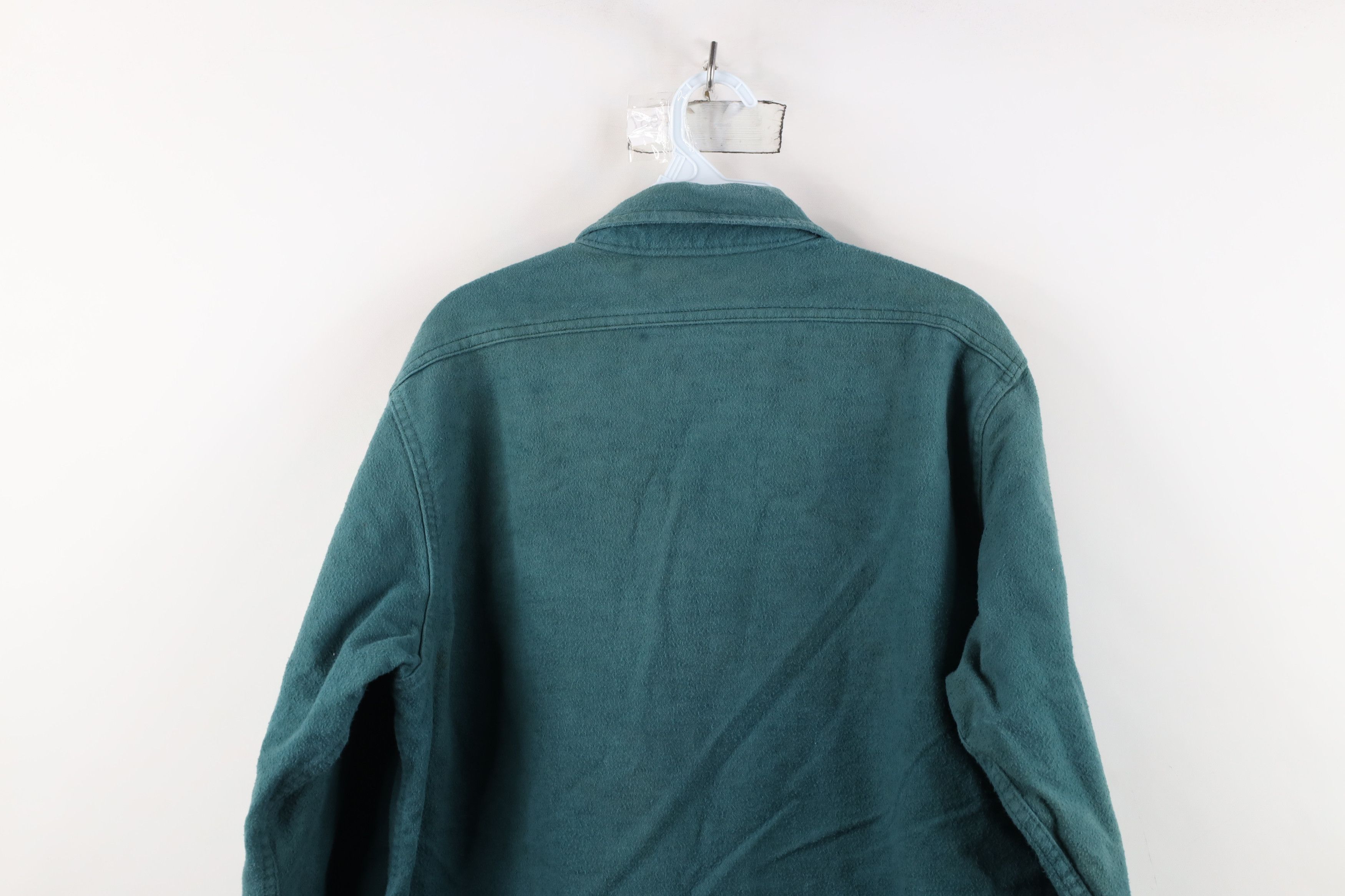 Woolrich Woolen Mills Vintage 90s Woolrich Heavy Chamois Cloth Button Shirt USA Size US L / EU 52-54 / 3 - 12 Thumbnail