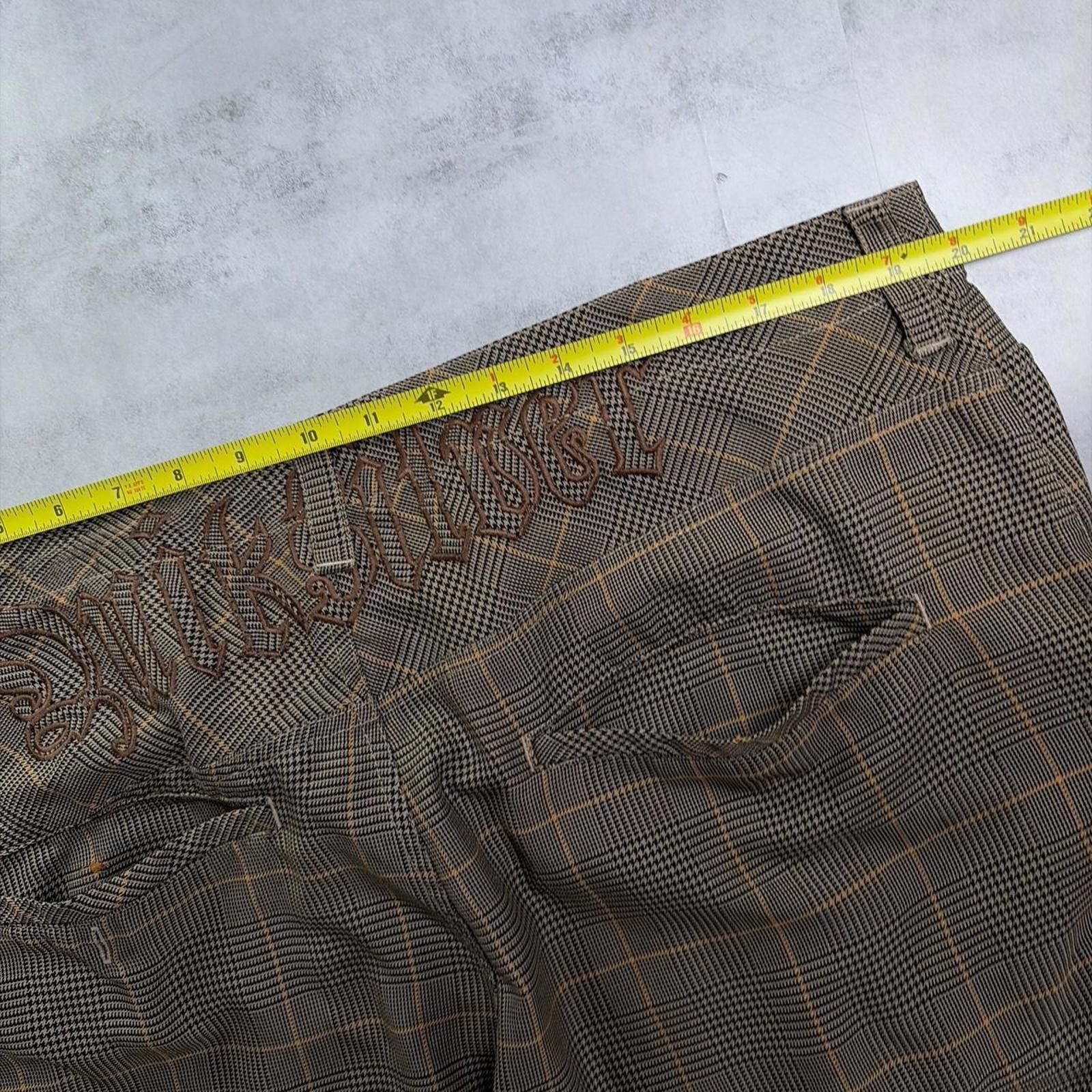 Quiksilver Y2K Brown Quiksilver Surf Grunge Gothic Baggy Skater Shorts Size US 40 / EU 56 - 5 Thumbnail