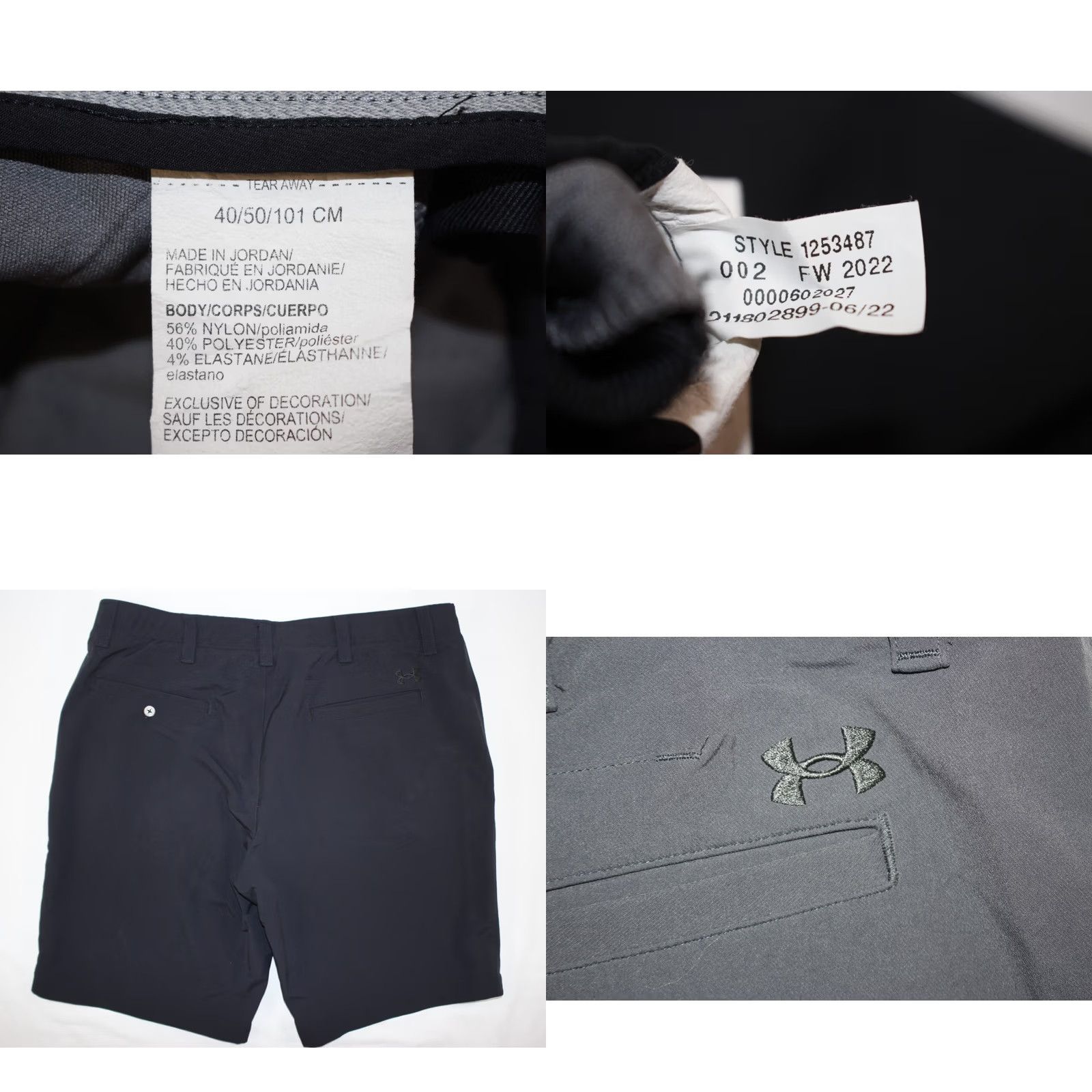 Under Armour Under Armour Match Play Golf Shorts Men's 40 Black Stretch Performance 1253487 Size US 40 / EU 56 - 8 Thumbnail