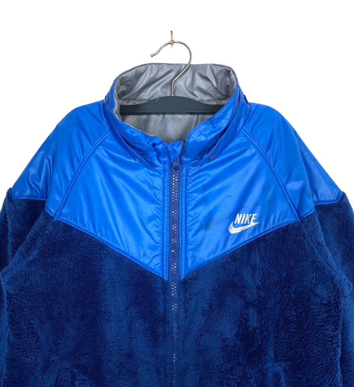 Nike Rare‼️ Nike Kids Reversible Jacket Fleece Size US XXS / EU 40 - 5 Thumbnail