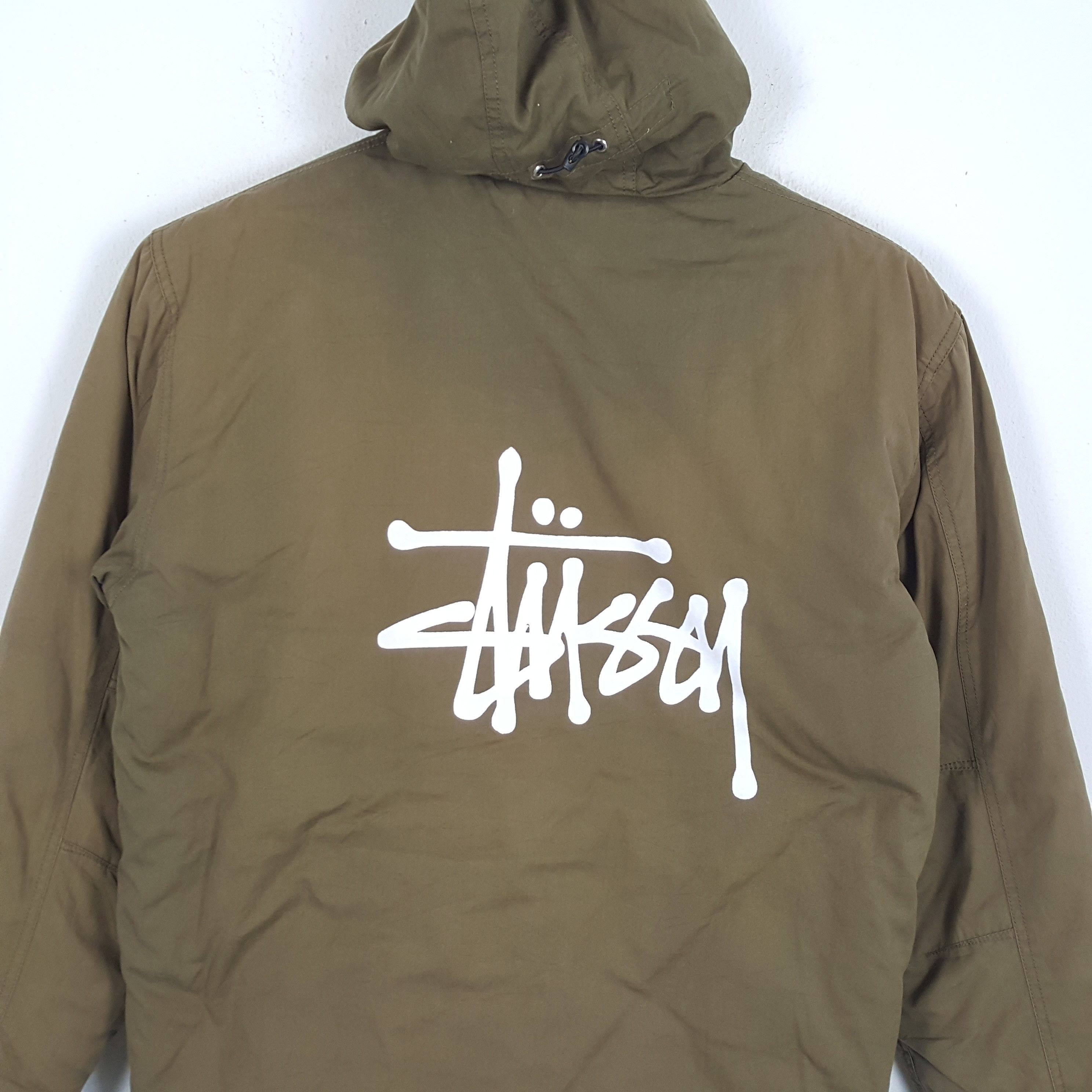 Stussy × Vintage STUSSY Streetwear Winter Style Custom Art Jacket Size US L / EU 52-54 / 3 - 2 Thumbnail