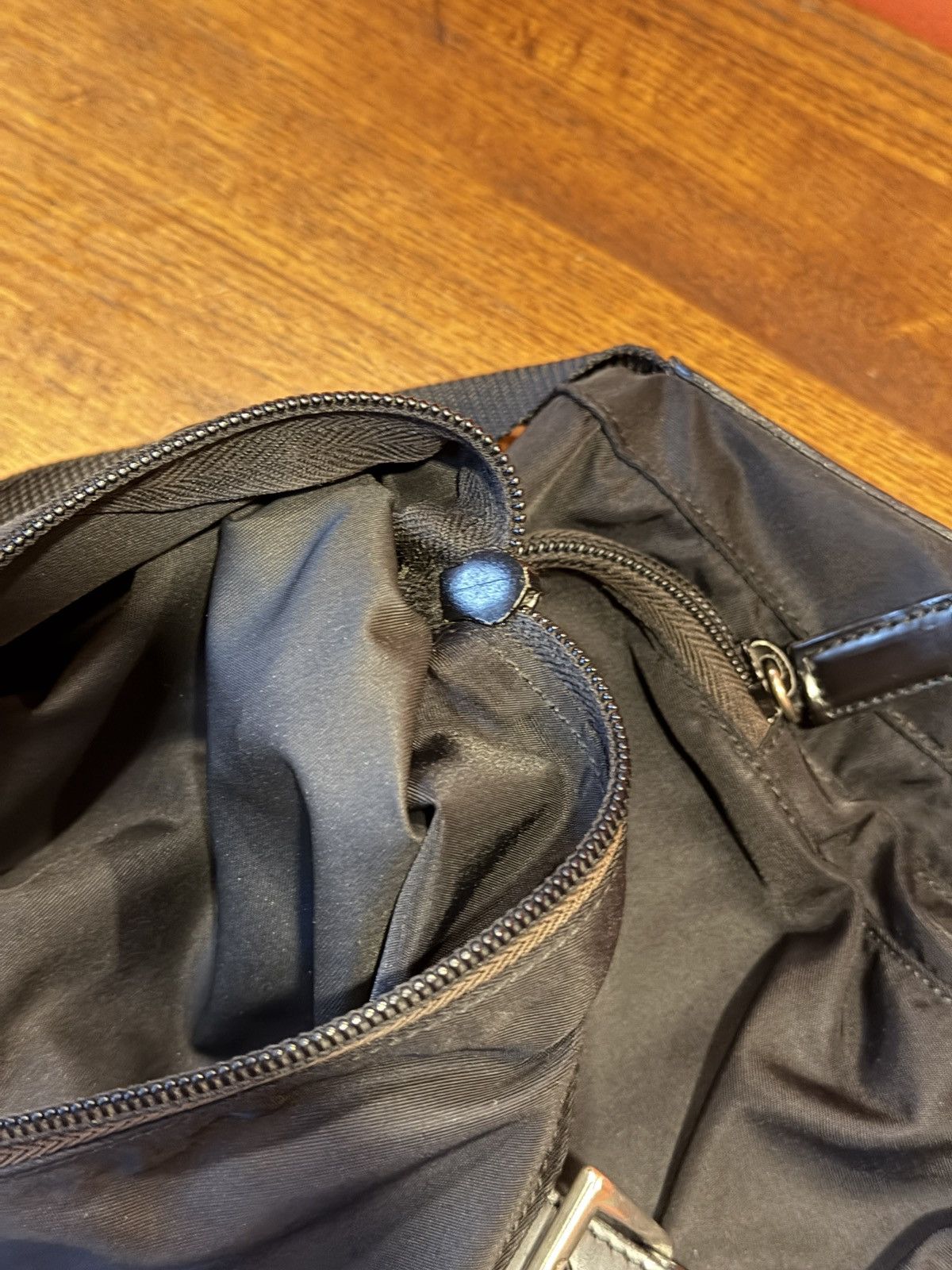 Prada Vintage PRADA Vela Nylon Shoulder Massager Bag Size ONE SIZE - 12 Thumbnail