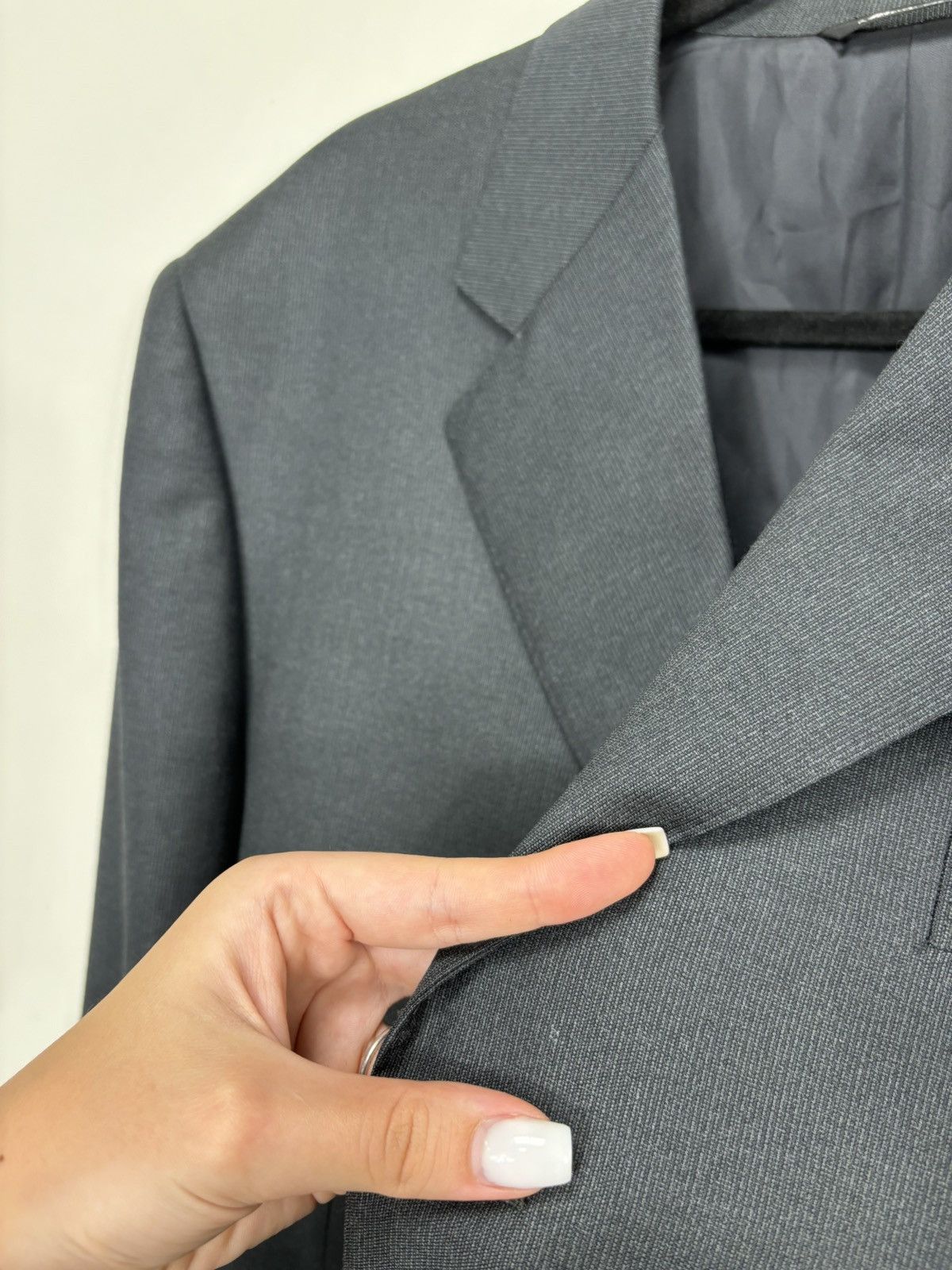 Canali Canali Men’s 3-Buttons Classic Formal Wool Blazer Jacket Size 44R - 11 Thumbnail