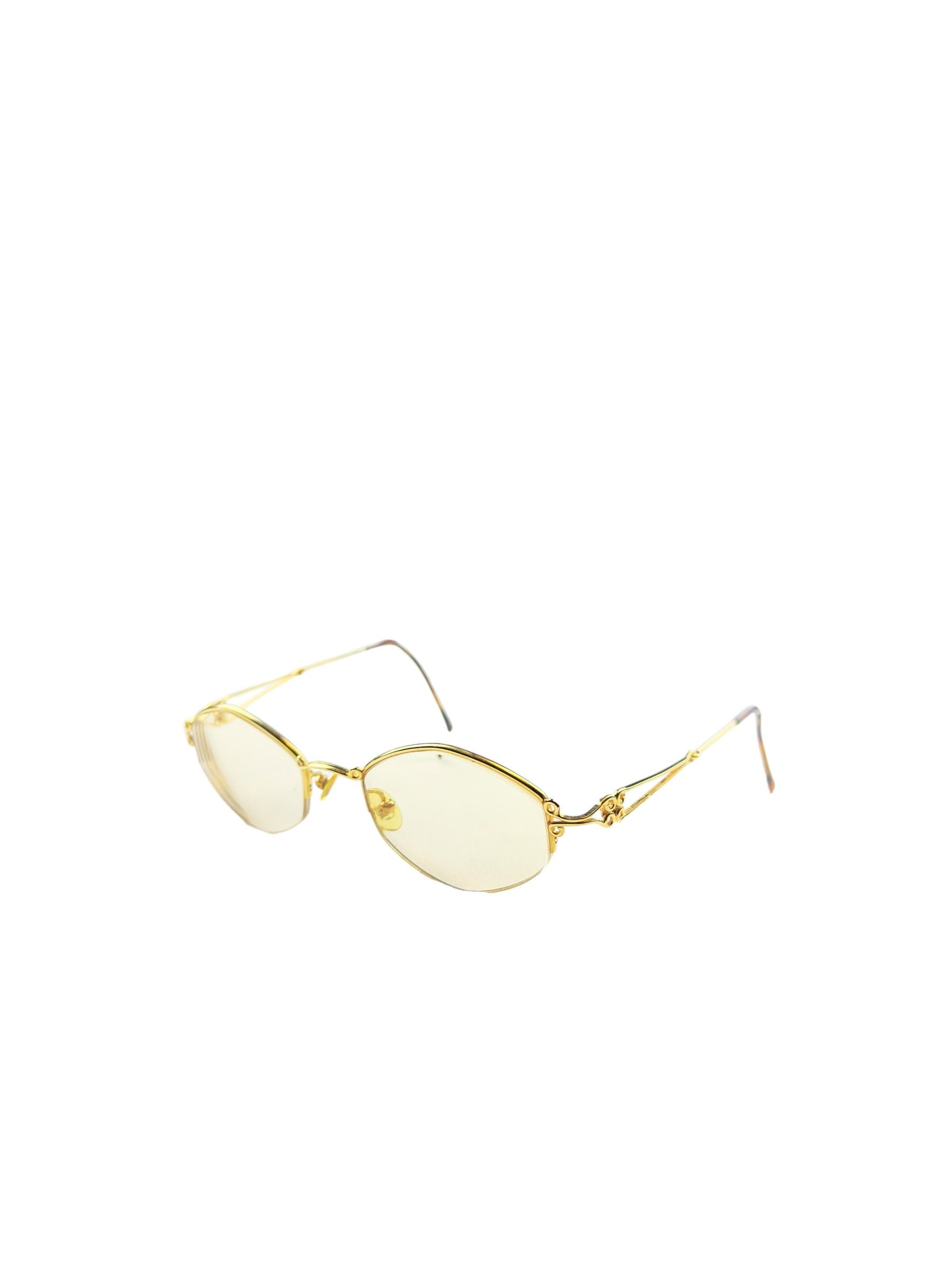 Vintage Gold Plated Henry Jullien Feriale Double OR glasses Size ONE SIZE - 1 Thumbnail