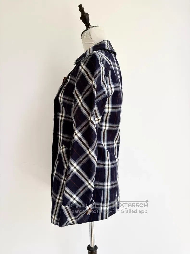 Vivienne Westwood Vivienne Westwood Vintage Blue Plaid Turn-Down Collar Satu Size L / US 10 / IT 46 - 3 Thumbnail