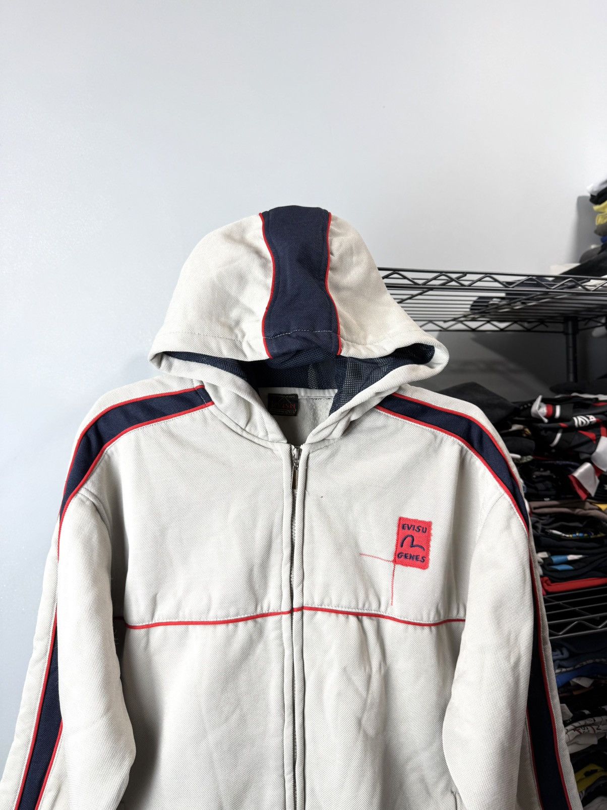 Evisu Rare Vintage Evisu Japan Brand Hoodie Embroidered Logo Size US M / EU 48-50 / 2 - 3 Thumbnail
