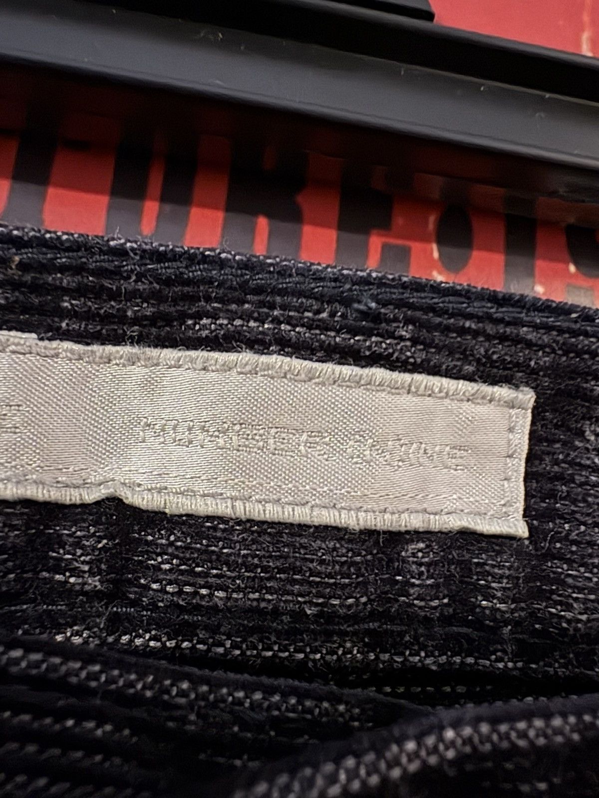 Number (N)ine Number (N)ine Corduroy pants black Size US 28 / EU 44 - 3 Thumbnail