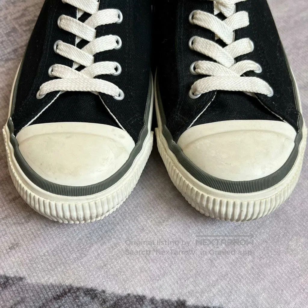 Nigel Cabourn Nigel Cabourn Retro Black Canvas Shoes. Size US 11 / EU 44 - 3 Thumbnail