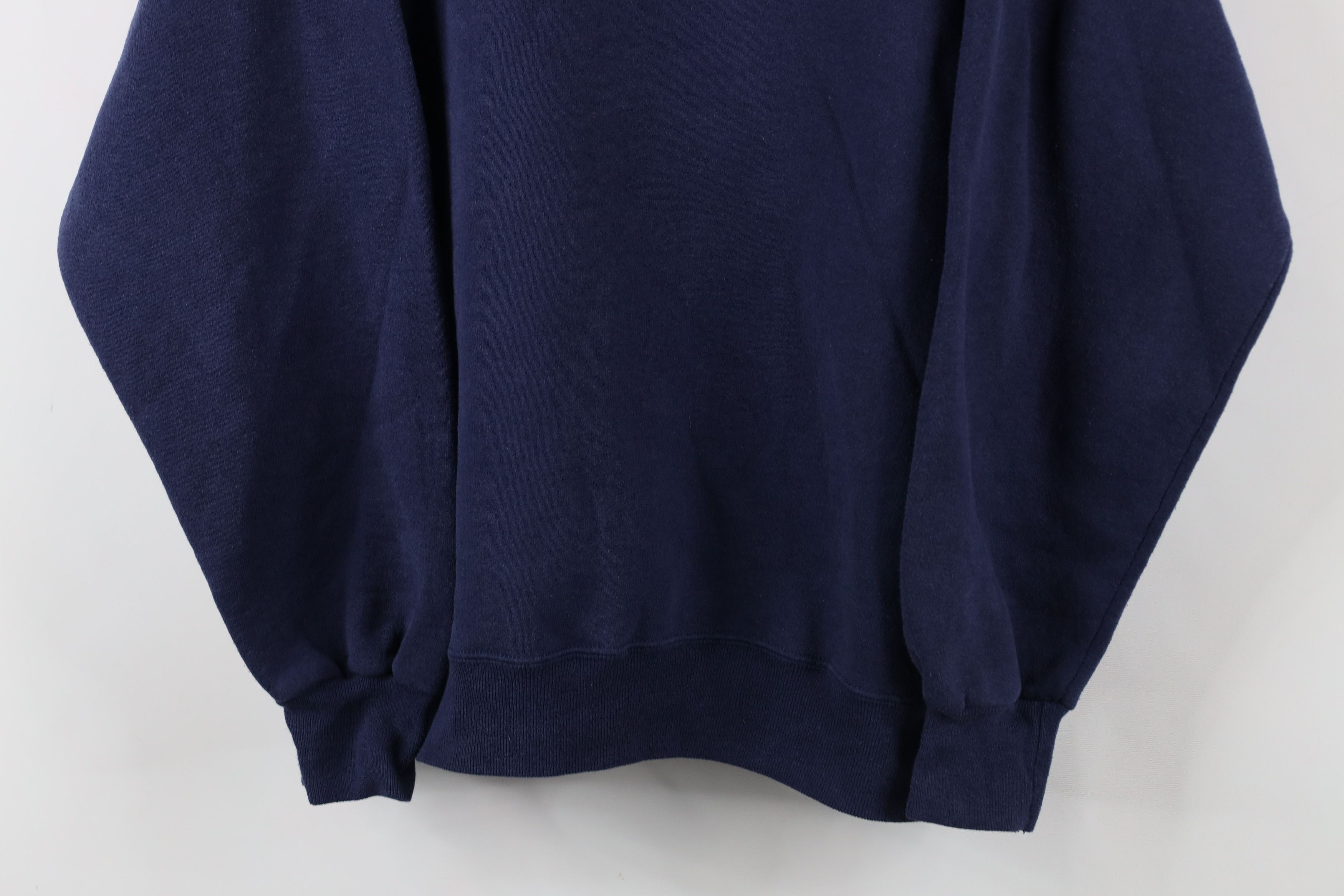 Vintage Vintage 90s Streetwear Faded Blank Crewneck Sweatshirt USA Size US XL / EU 56 / 4 - 3 Thumbnail