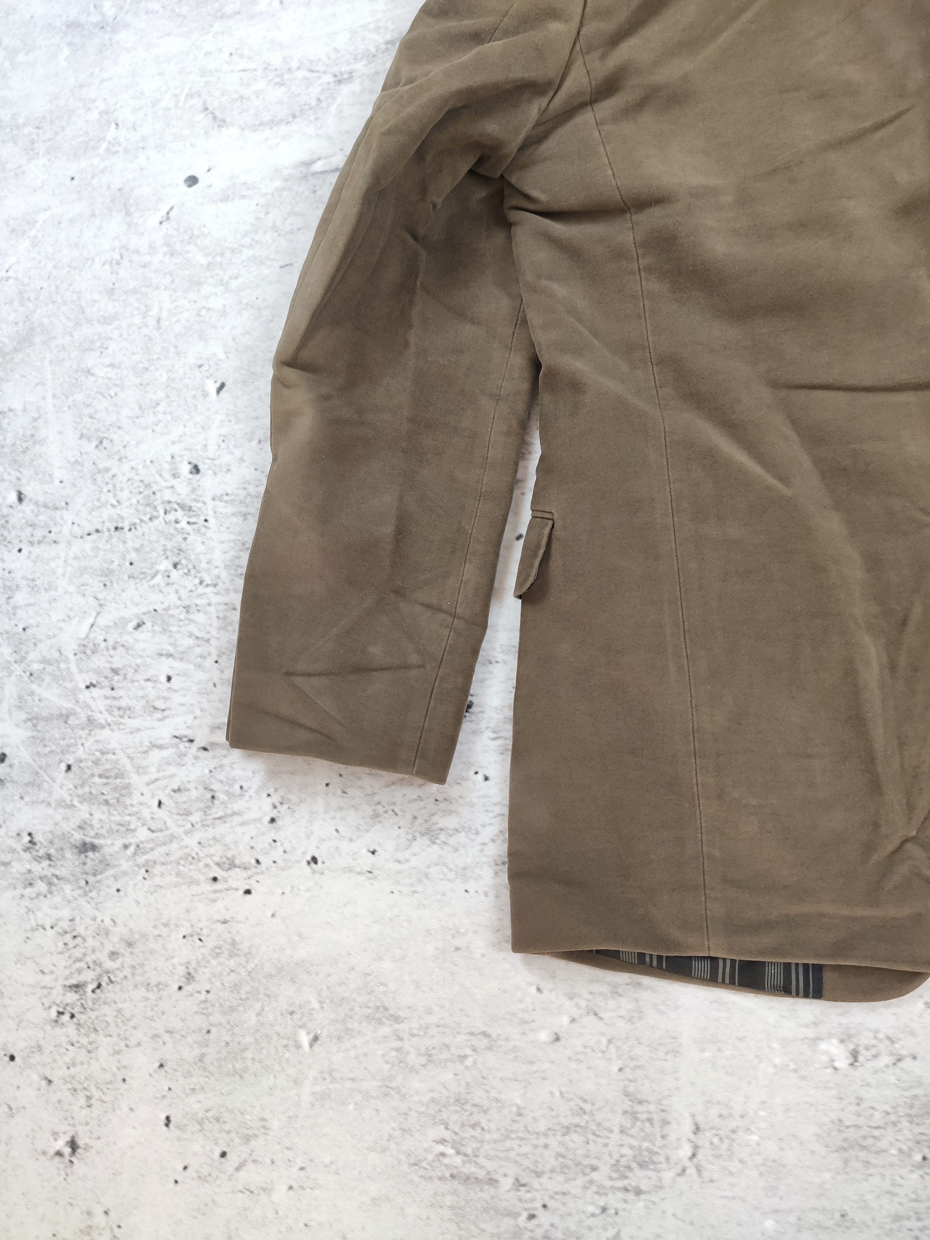 Balmain × Vintage Balmain Paris men blazer cotton jacket brown elegant Size 52R - 17 Thumbnail