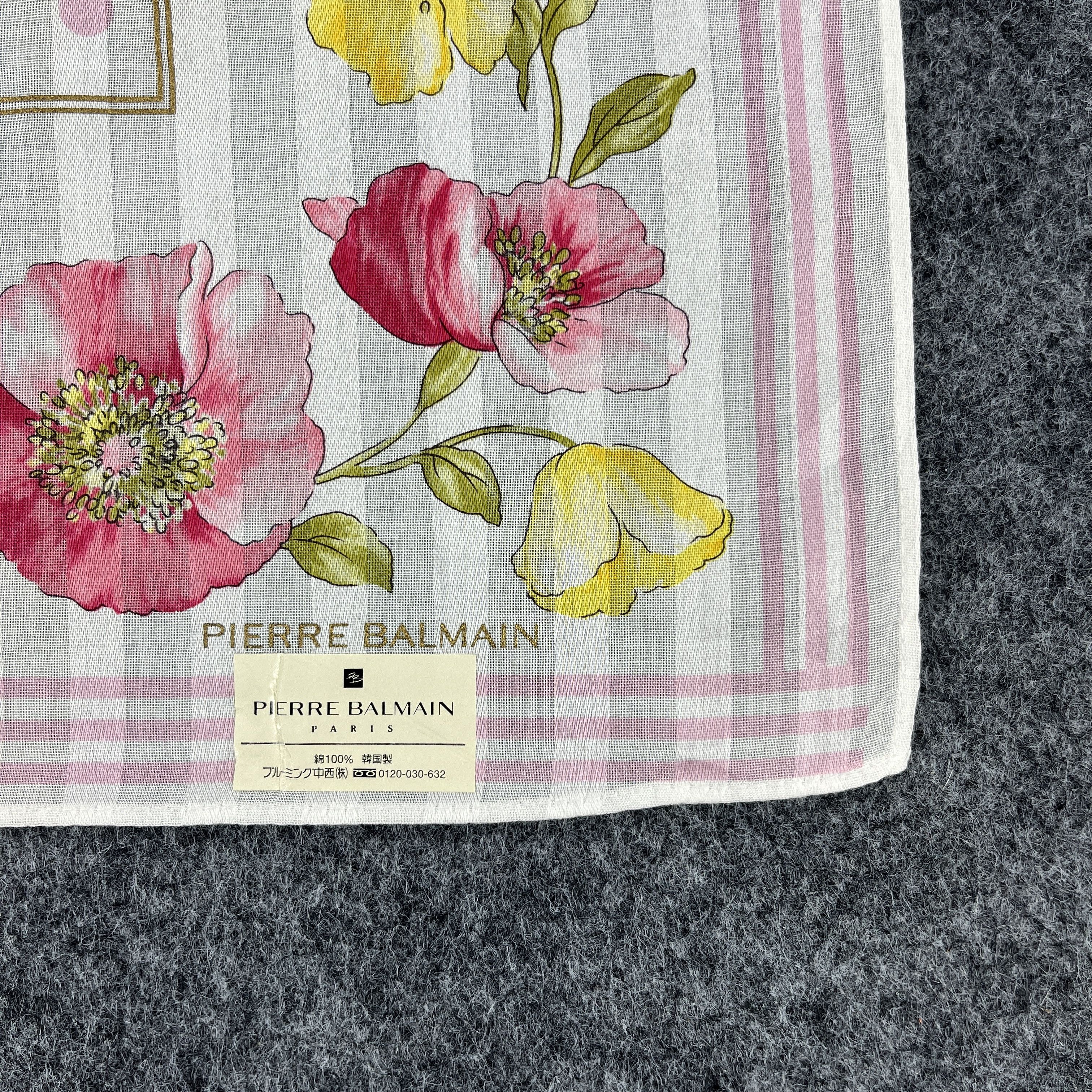 Pierre Balmain Pierre Balmain Handkerchief / Bandana / Neckerchief B480 Size ONE SIZE - 2 Thumbnail