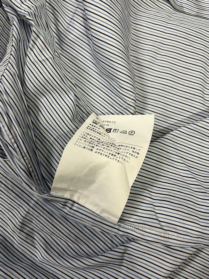 Comme des Garcons Comme des Garçons Bat Shadows Blue Stripes Shirt Size US L / EU 52-54 / 3 - 10 Thumbnail