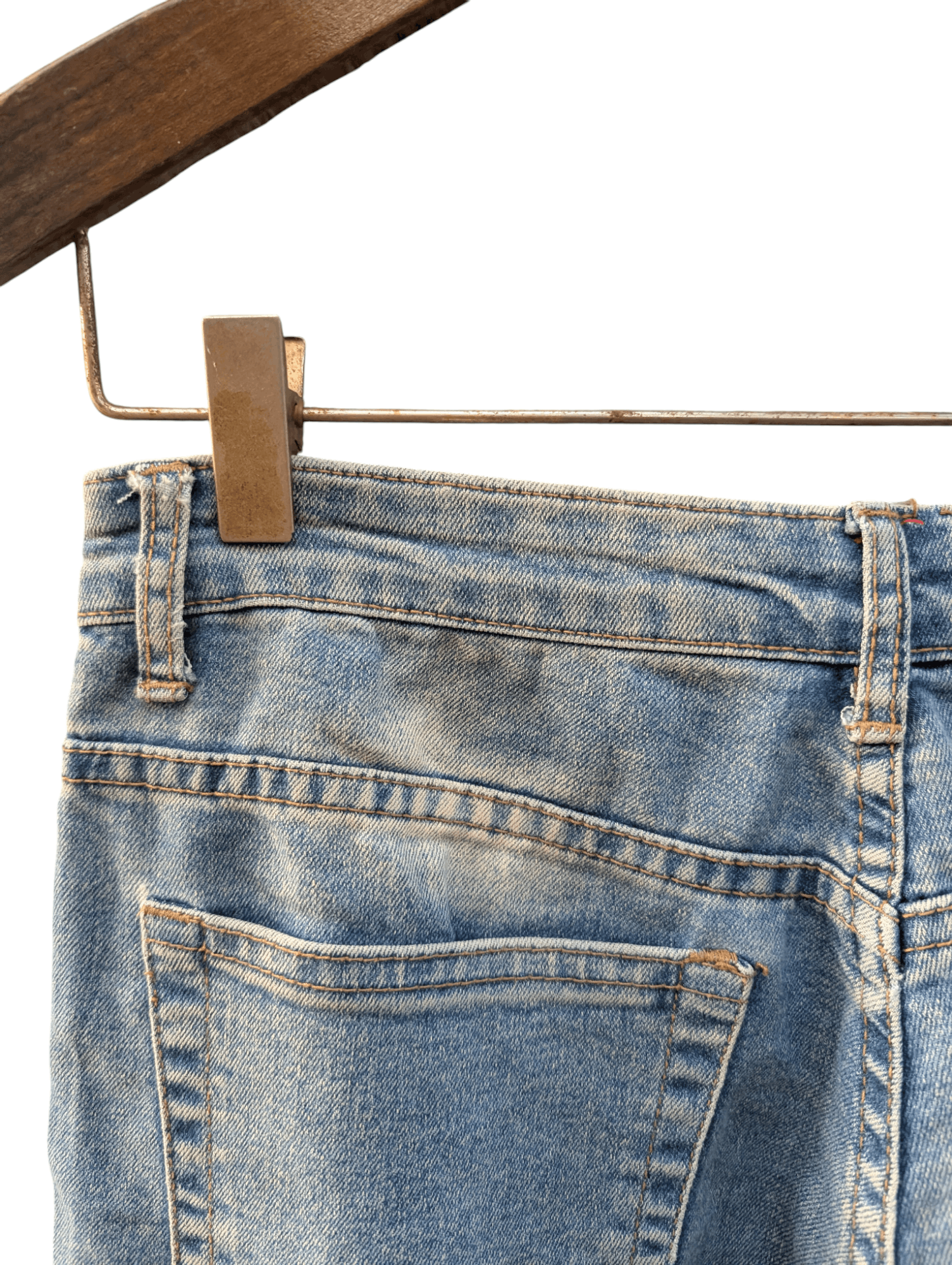 Other Vintage Bantuo Lace Up Side Flare Jeans Size 30" / US 8 / IT 44 - 11 Thumbnail