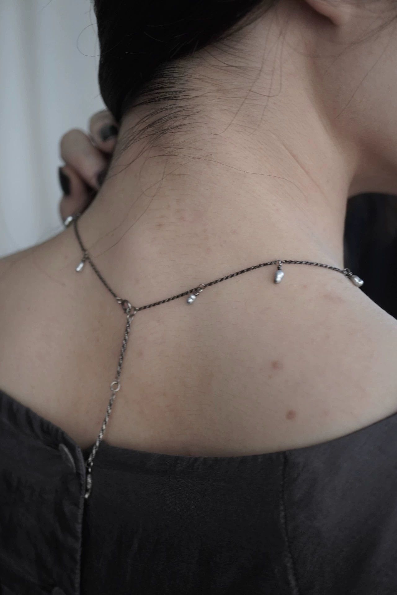 Other zooSelect KESHI Raindrop Pearl Handmade 925 Silver Necklace Size ONE SIZE - 5 Thumbnail