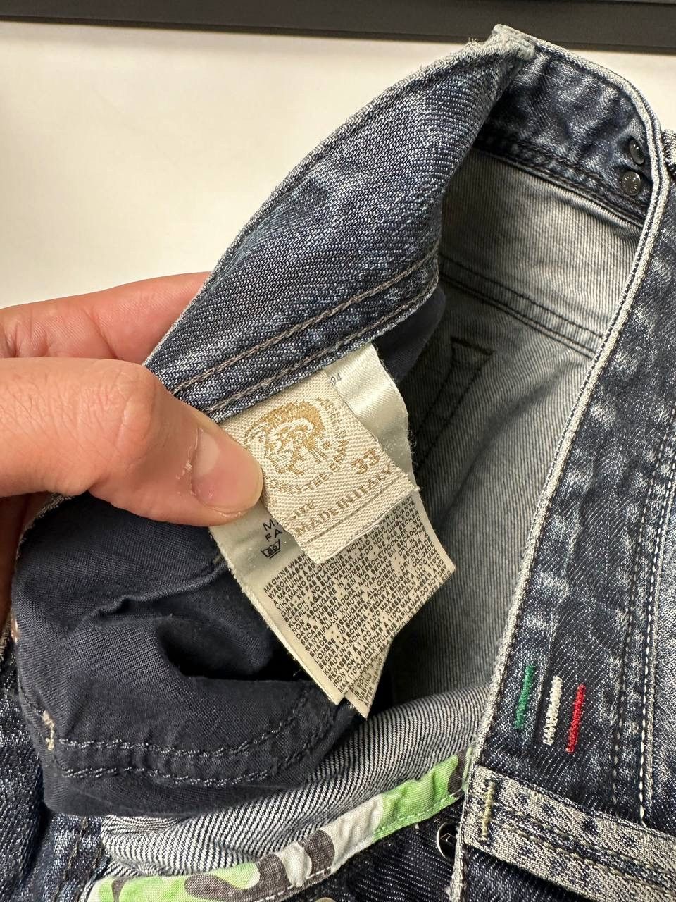 Diesel Vintage 90s Diesel Washed Japan Wide Jean Size US 33 - 11 Thumbnail