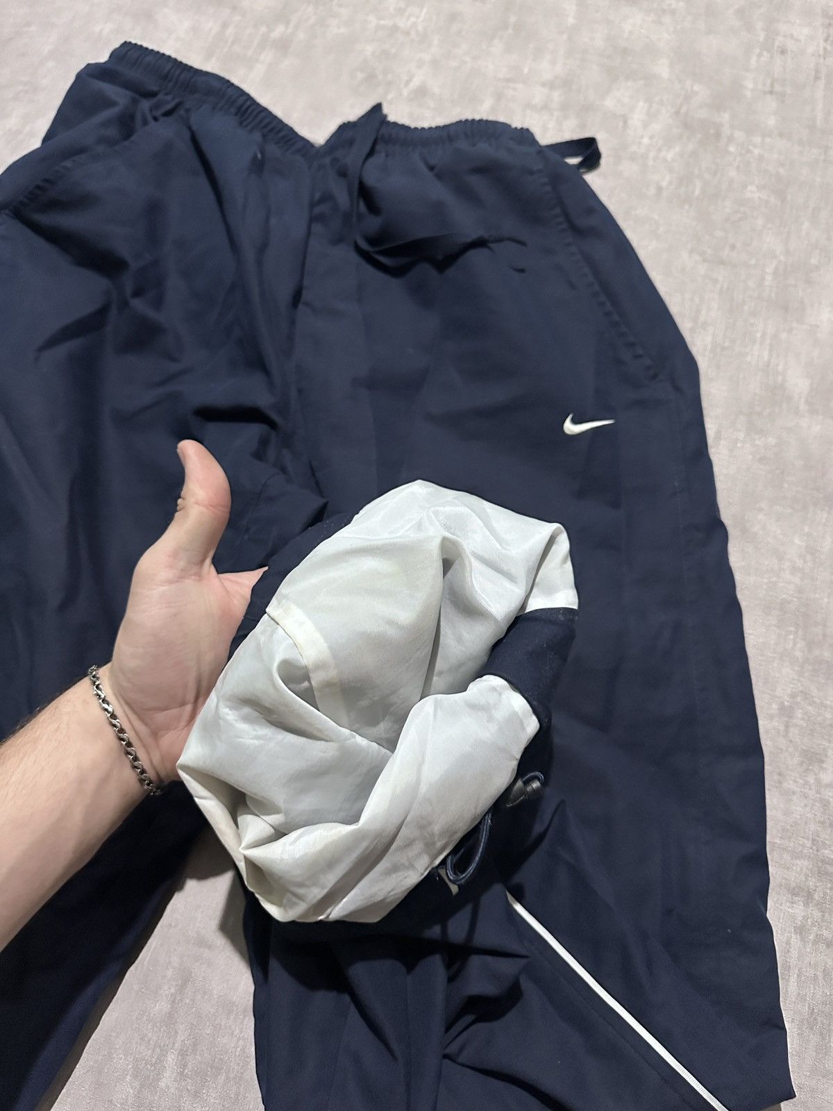 Nike × Vintage Nike vintage Big Logo Trackpants Joggers Swoosh Size US 34 / EU 50 - 7 Thumbnail