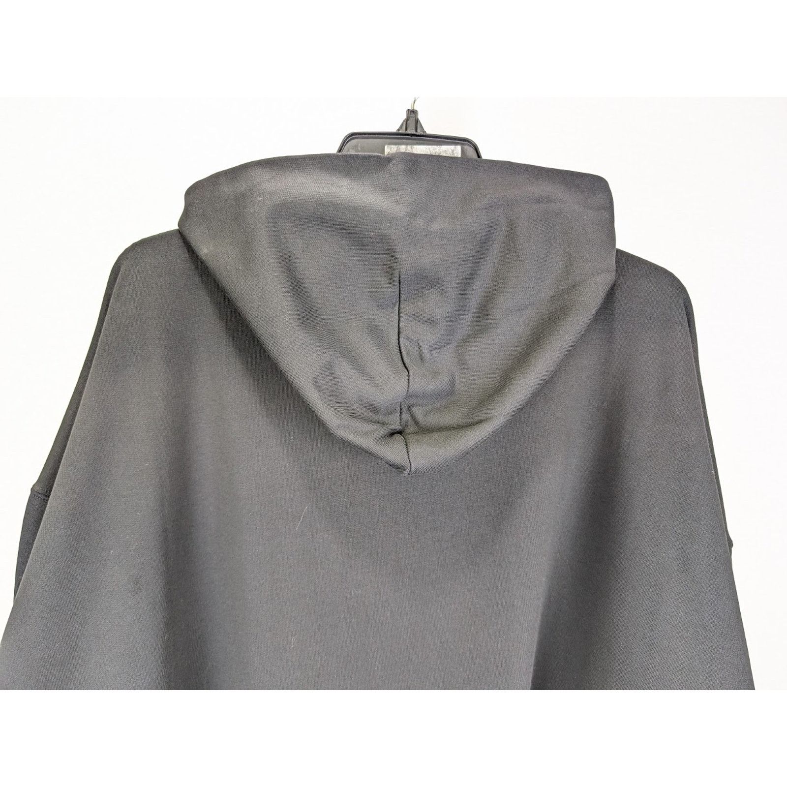 Balenciaga o1rshd1 Moll Bouclet Large Fit Hoodie in Black/White Size US M / EU 48-50 / 2 - 10 Thumbnail